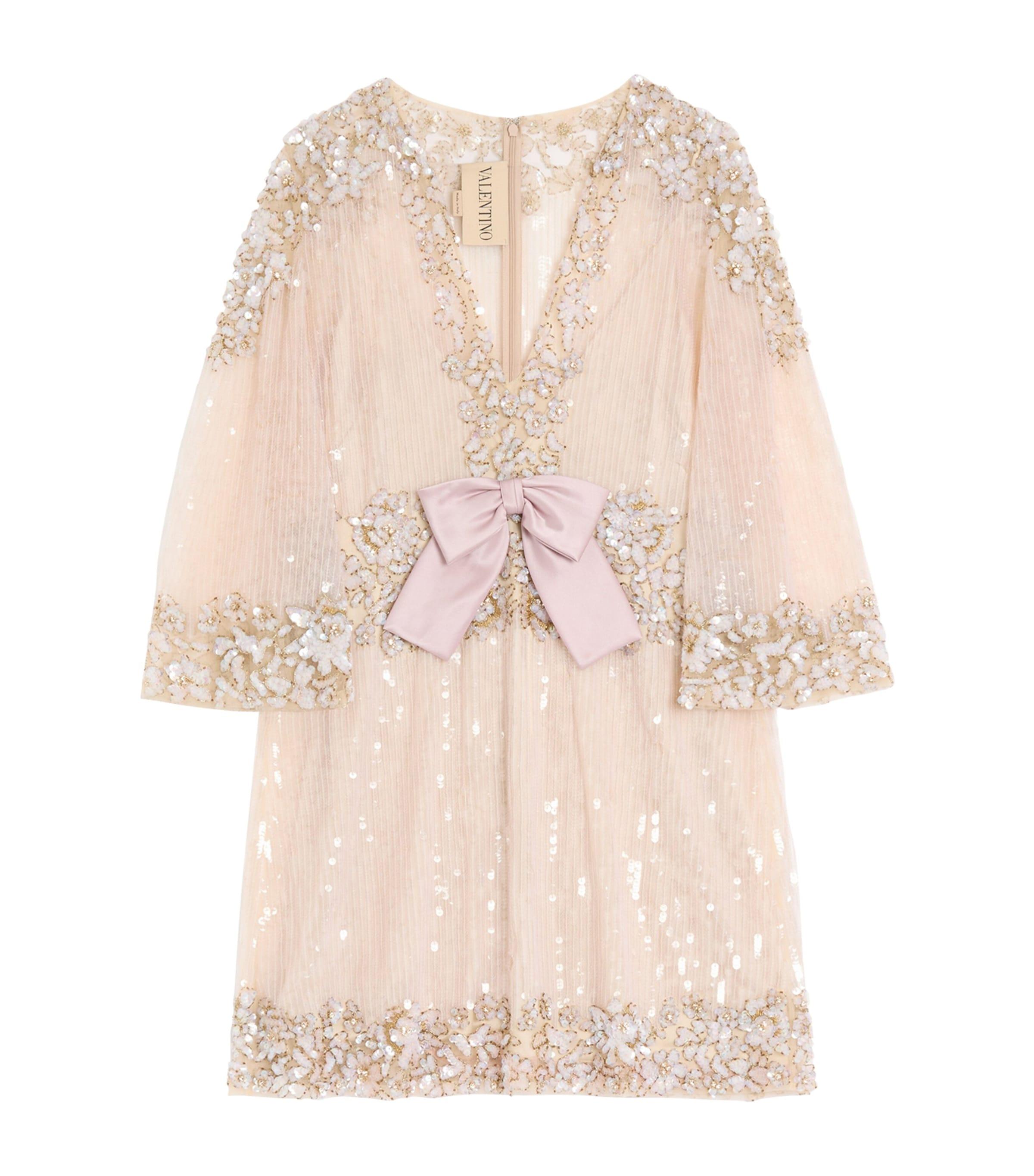 Valentino Embellished Mini Dress by VALENTINO