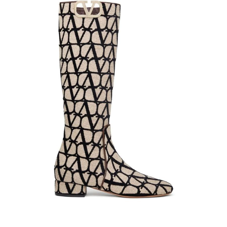 Valentino Garavani 30Mm Vlogo Type Boots by VALENTINO