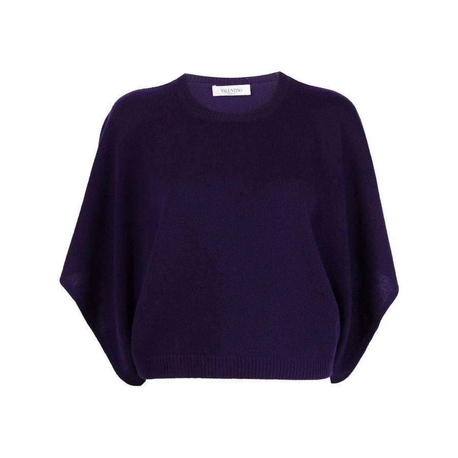 Valentino Garavani Batwing-Sleeve Knitted Top by VALENTINO