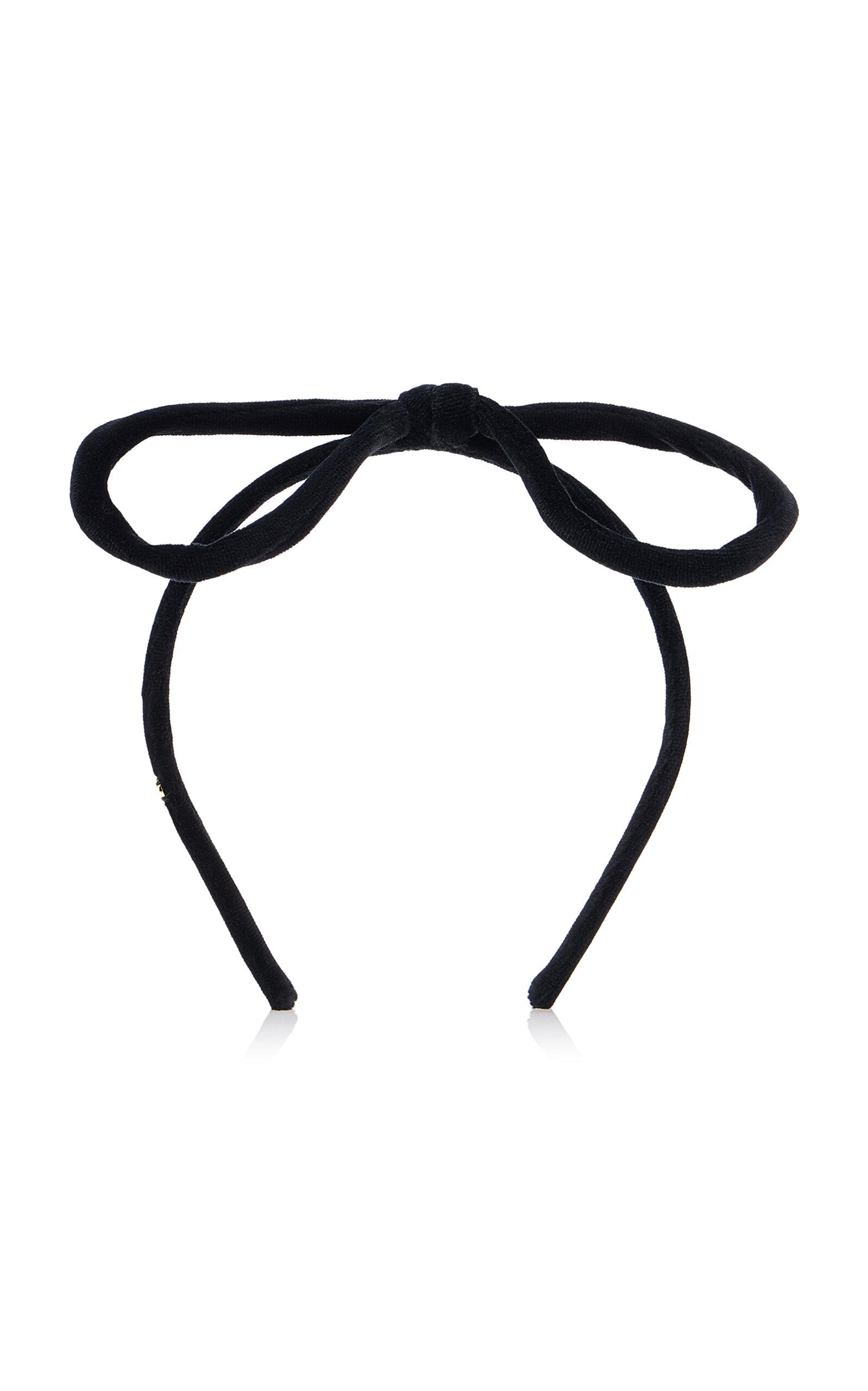 Valentino Garavani Bow-Detailed Velvet Headband - Moda Operandi by VALENTINO
