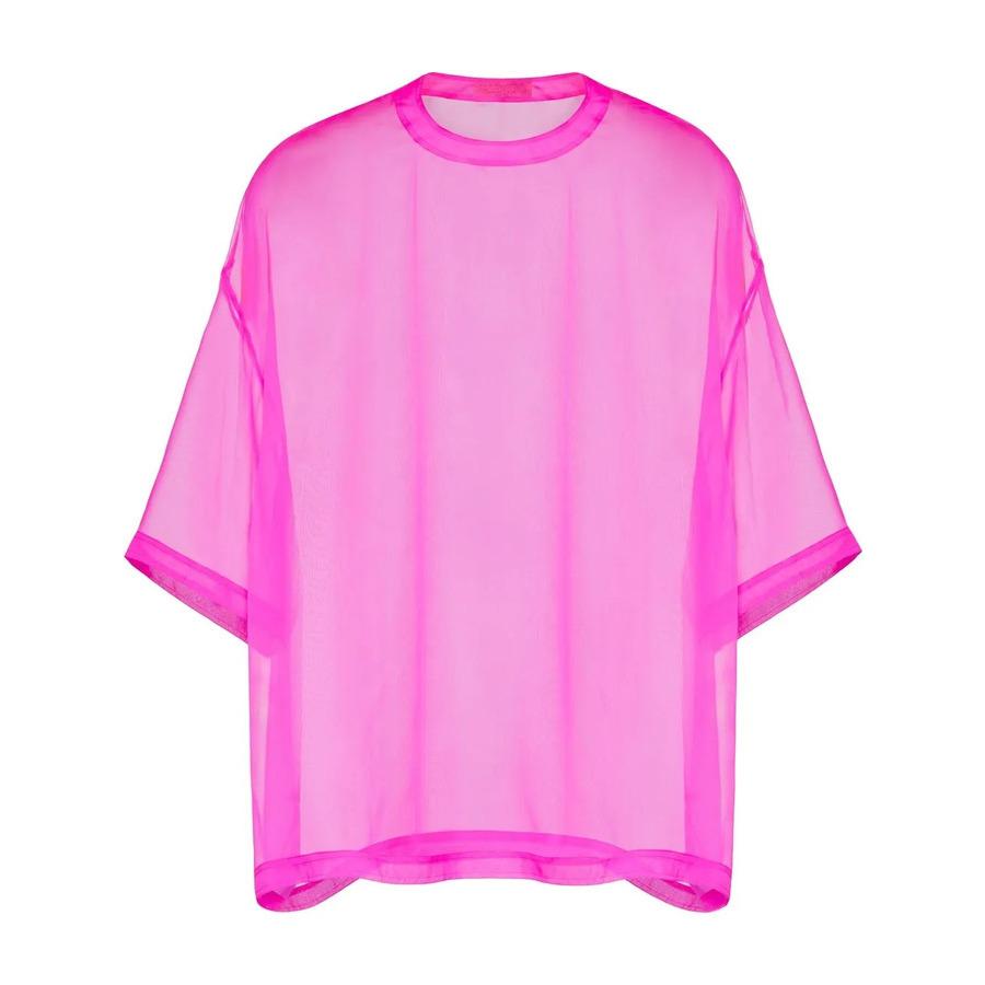 Valentino Garavani Crew Neck Chiffon Top by VALENTINO