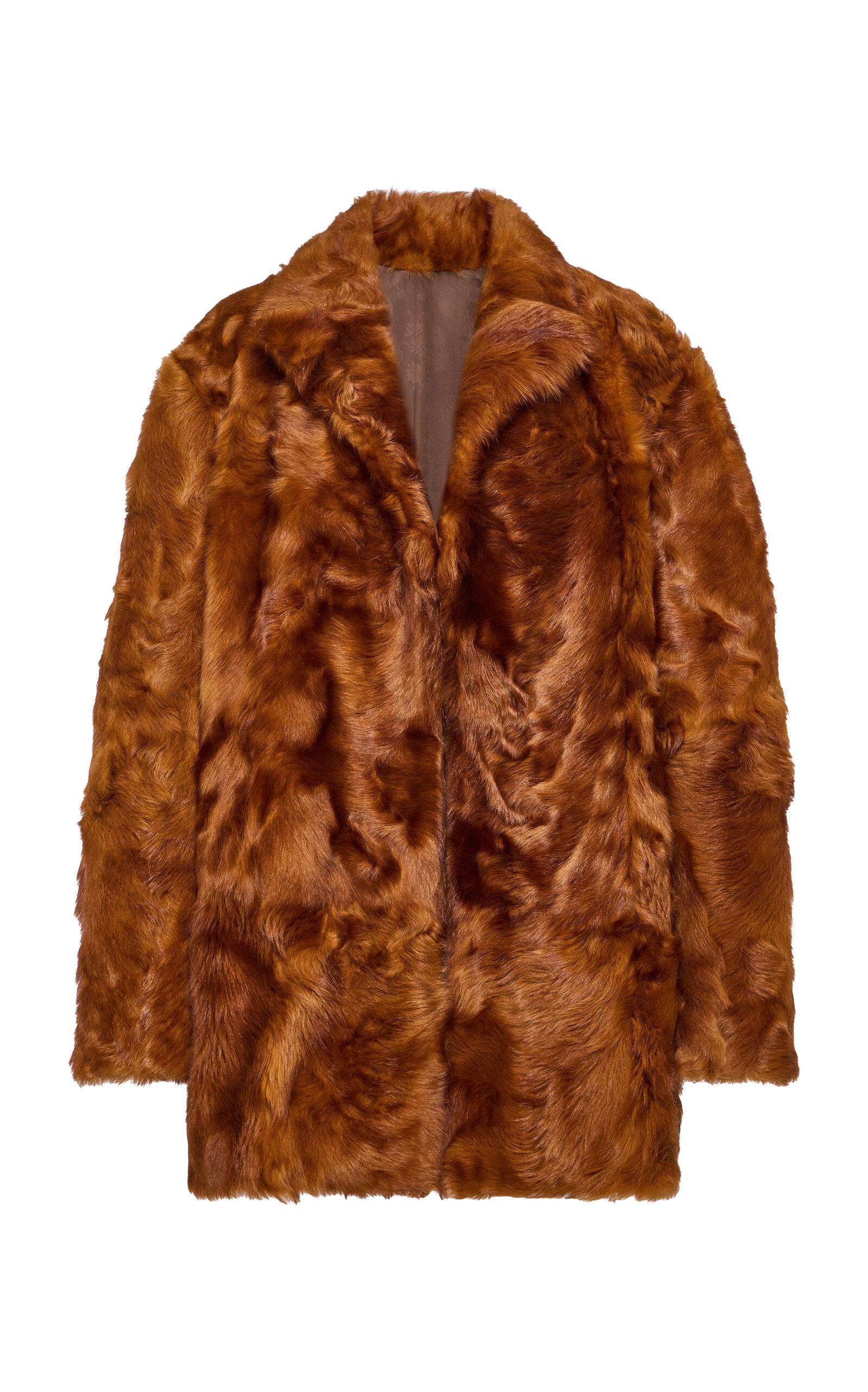 Valentino Garavani Faux Fur Coat - Moda Operandi by VALENTINO
