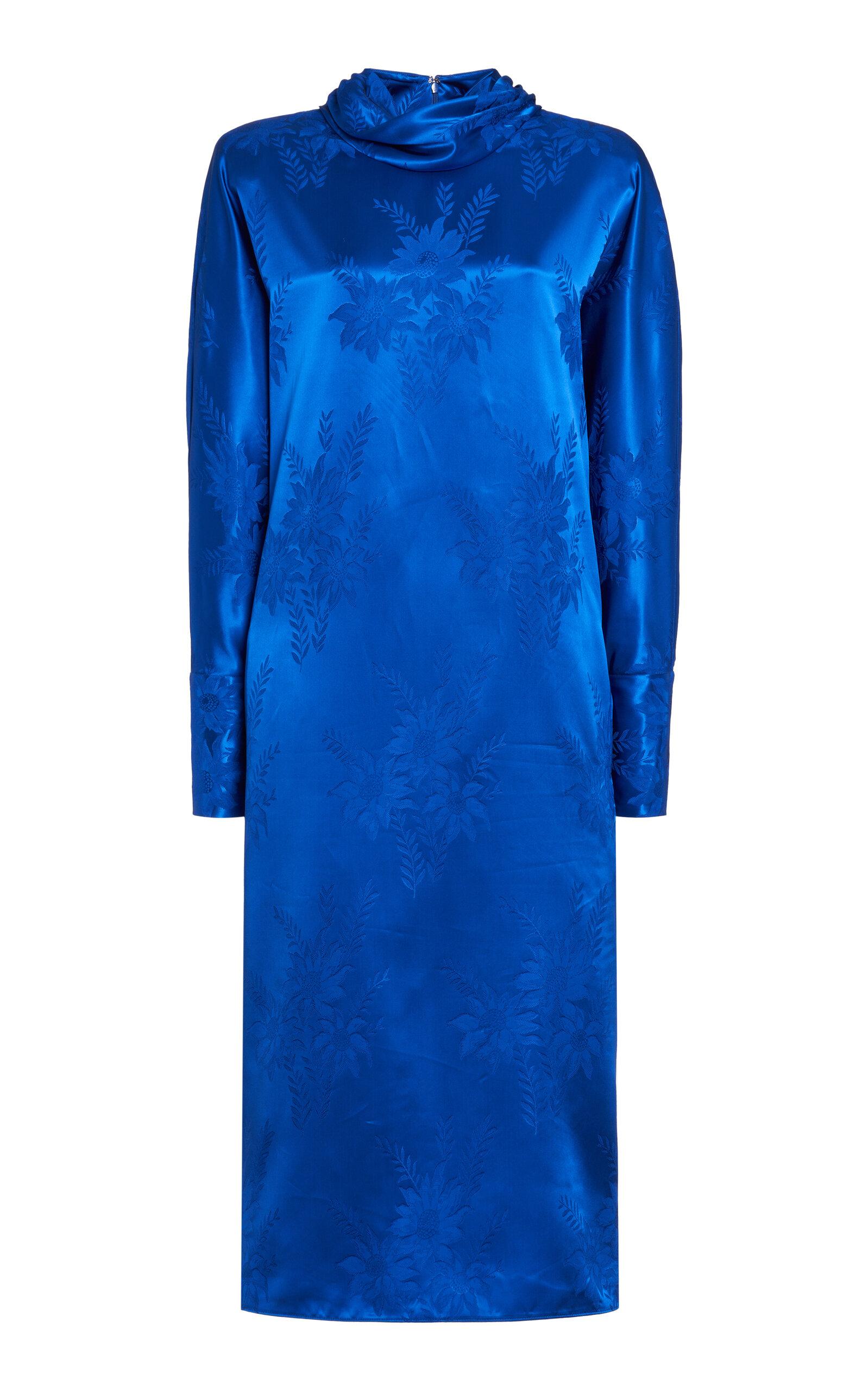 Valentino Garavani Floral Jacquard Midi Dress - Moda Operandi by VALENTINO