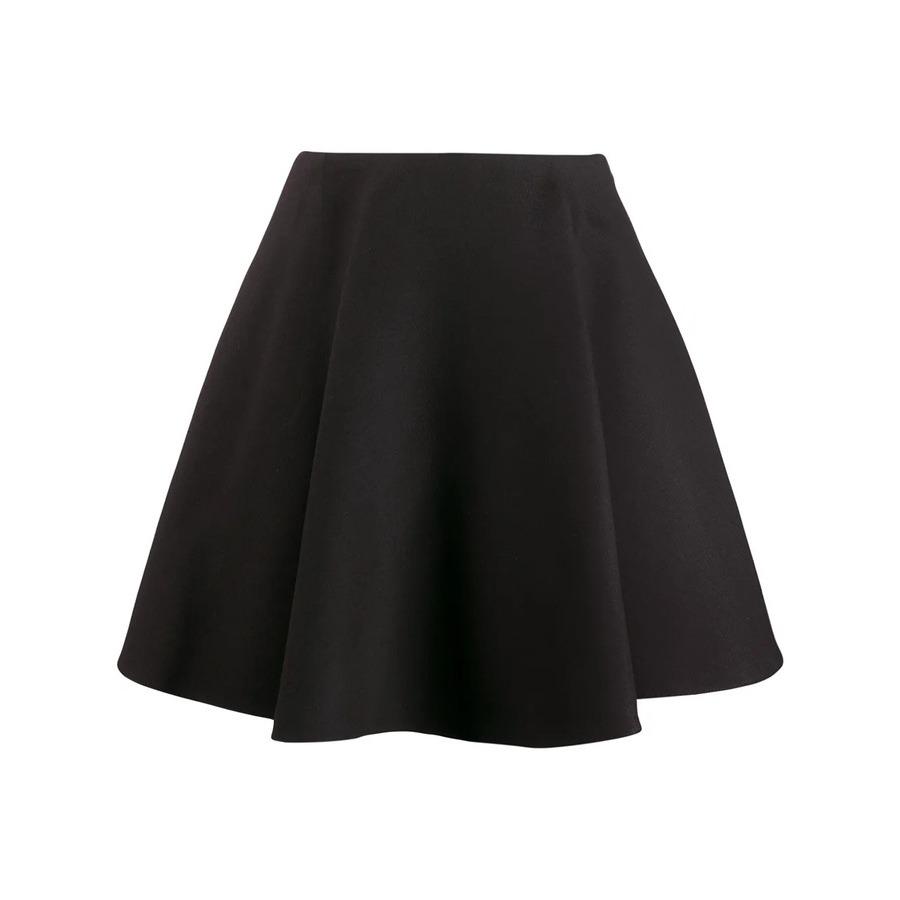 Valentino Garavani Flounced Crepe Skirt by VALENTINO