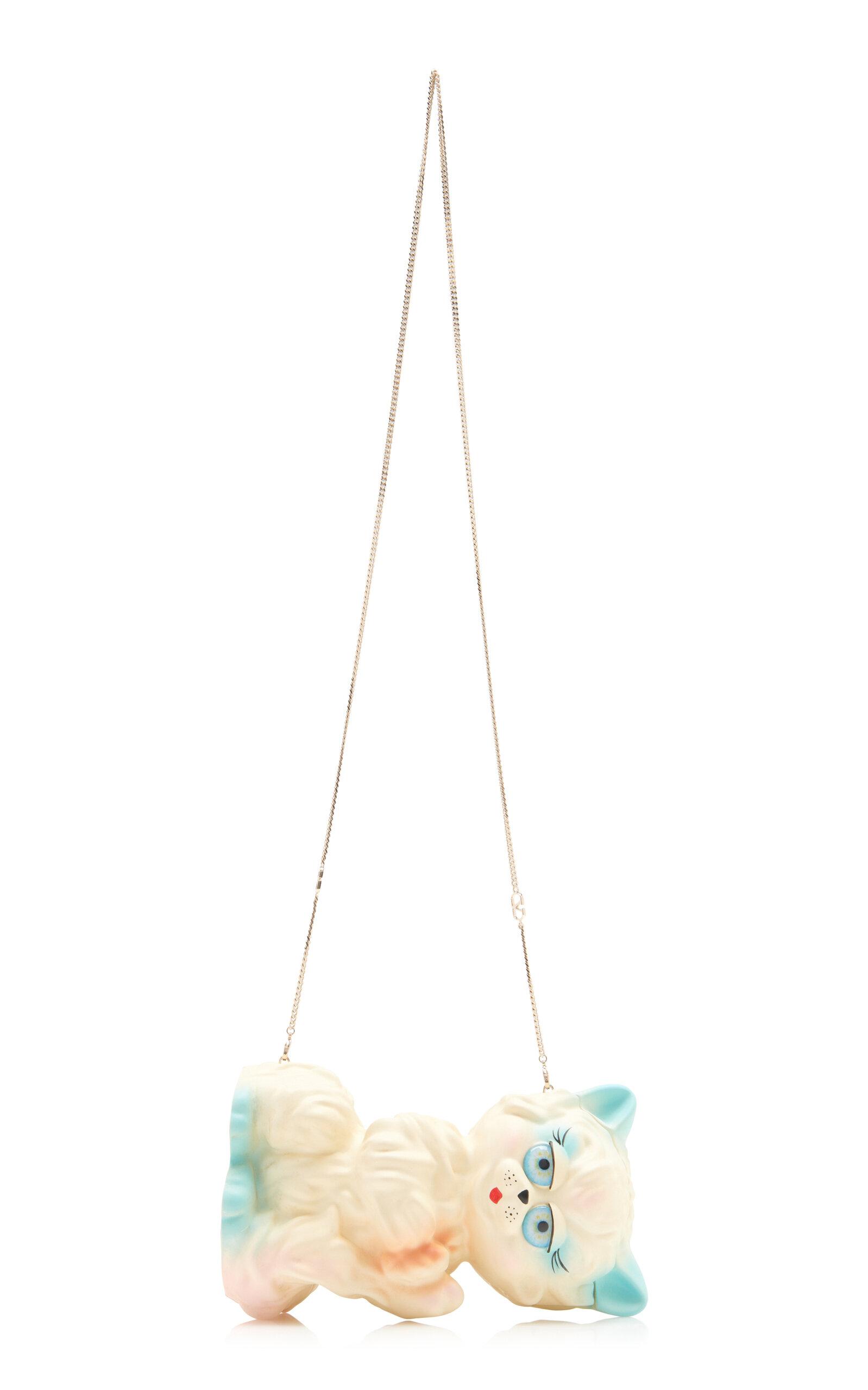 Valentino Garavani Hand-Painted Cat Clutch - Moda Operandi by VALENTINO