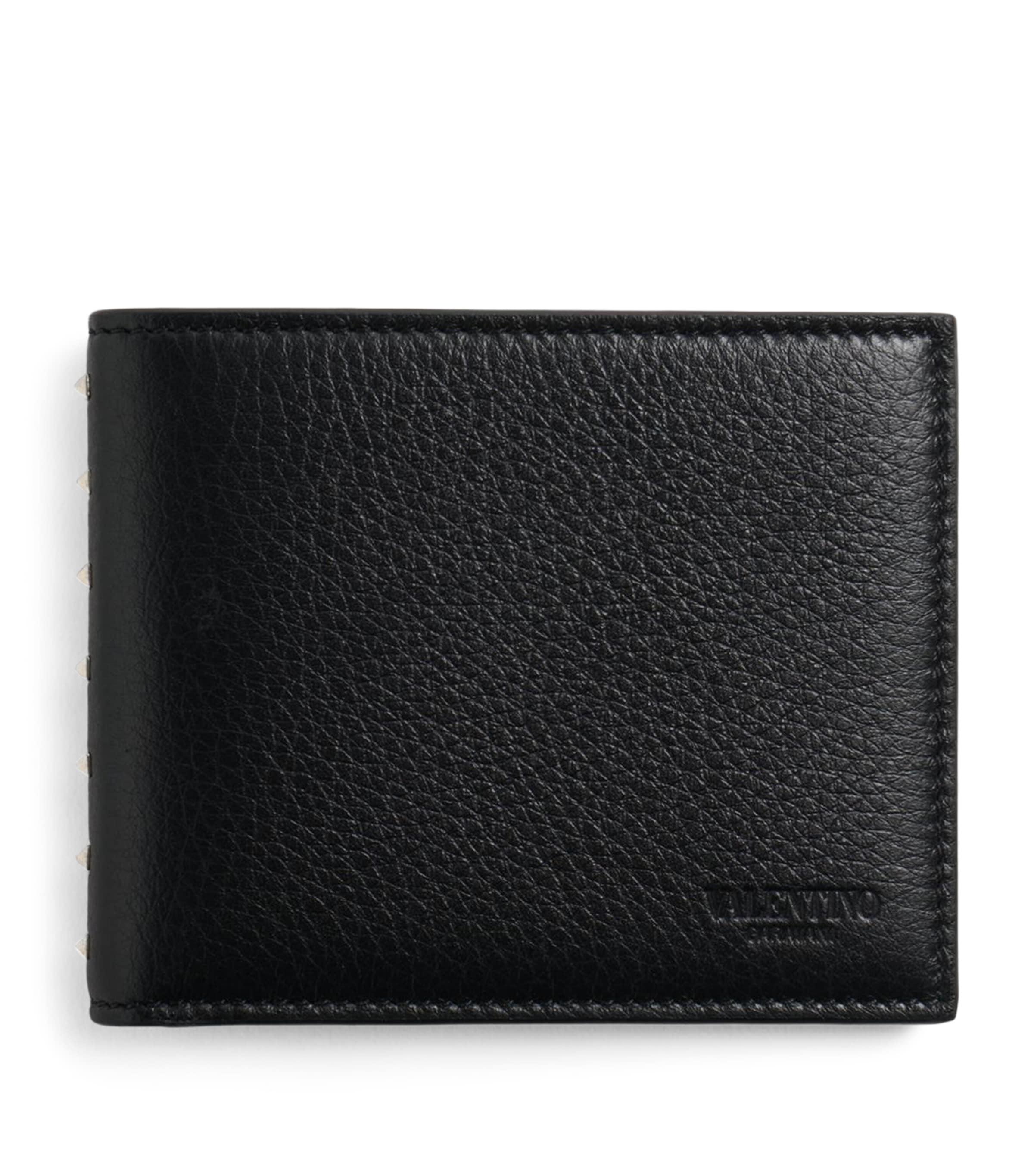 Valentino Garavani Leather Rockstud Wallet by VALENTINO