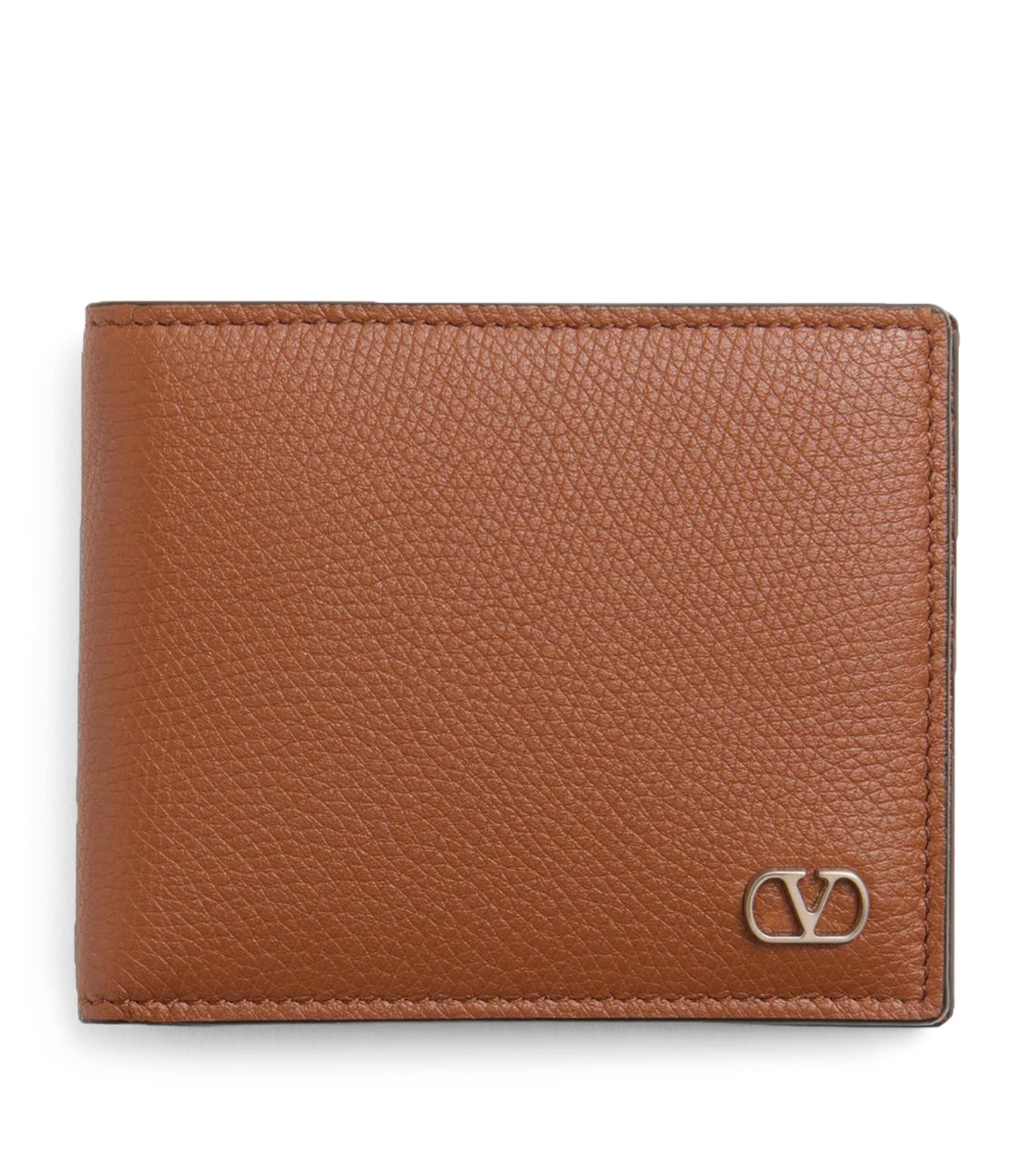 Valentino Garavani Leather VLogo Signature Wallet by VALENTINO