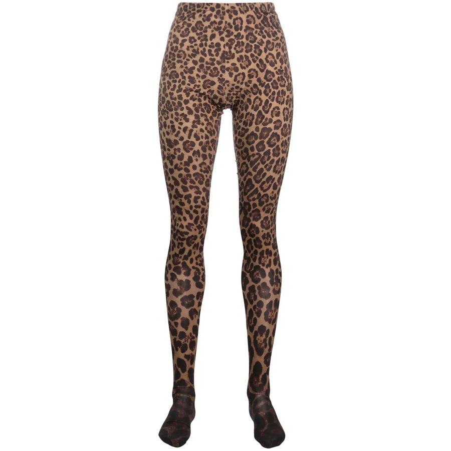 Valentino Garavani Leopard-Print Tights by VALENTINO