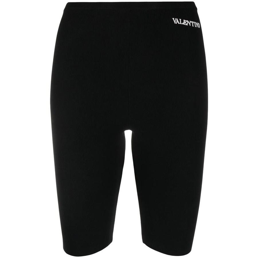 Valentino Garavani Logo-Embroidered Cycling Shorts by VALENTINO