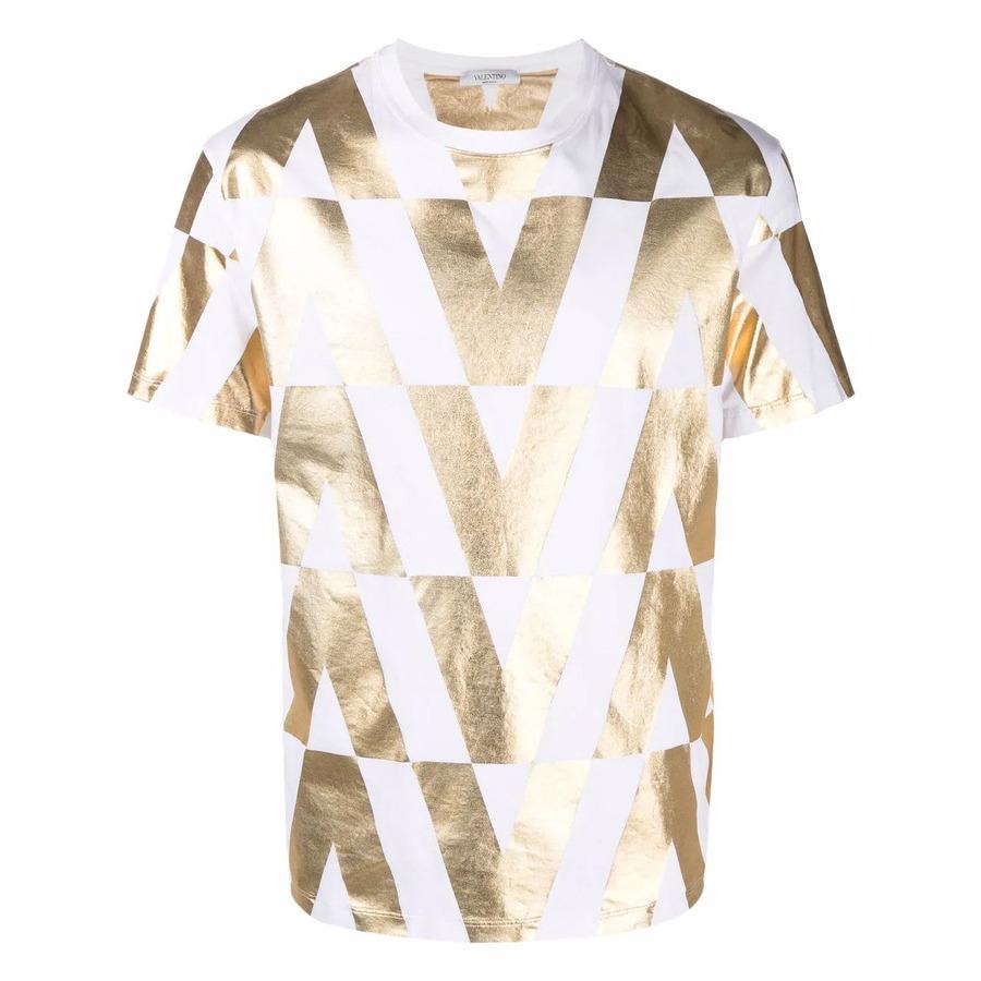 Valentino Garavani Logo Print Cotton T-Shirt by VALENTINO