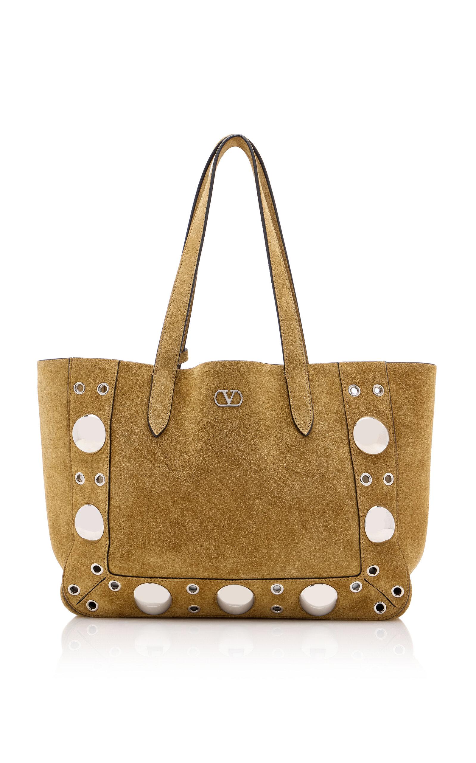 Valentino Garavani Nellcôte Medium Suede Tote Bag - Moda Operandi by VALENTINO