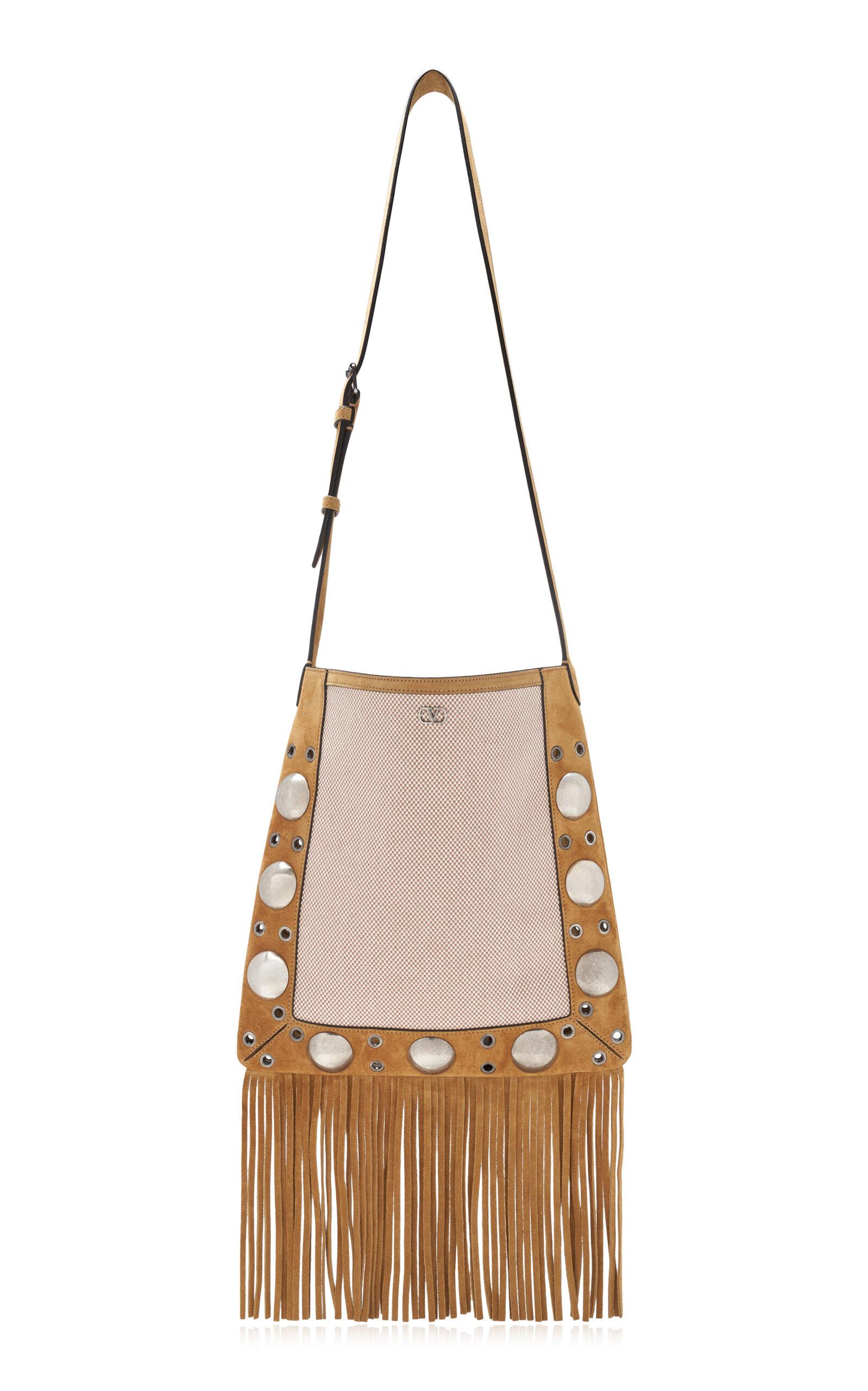 Valentino Garavani Nellcote Medium Fringed Crossbody Bag - Moda Operandi by VALENTINO