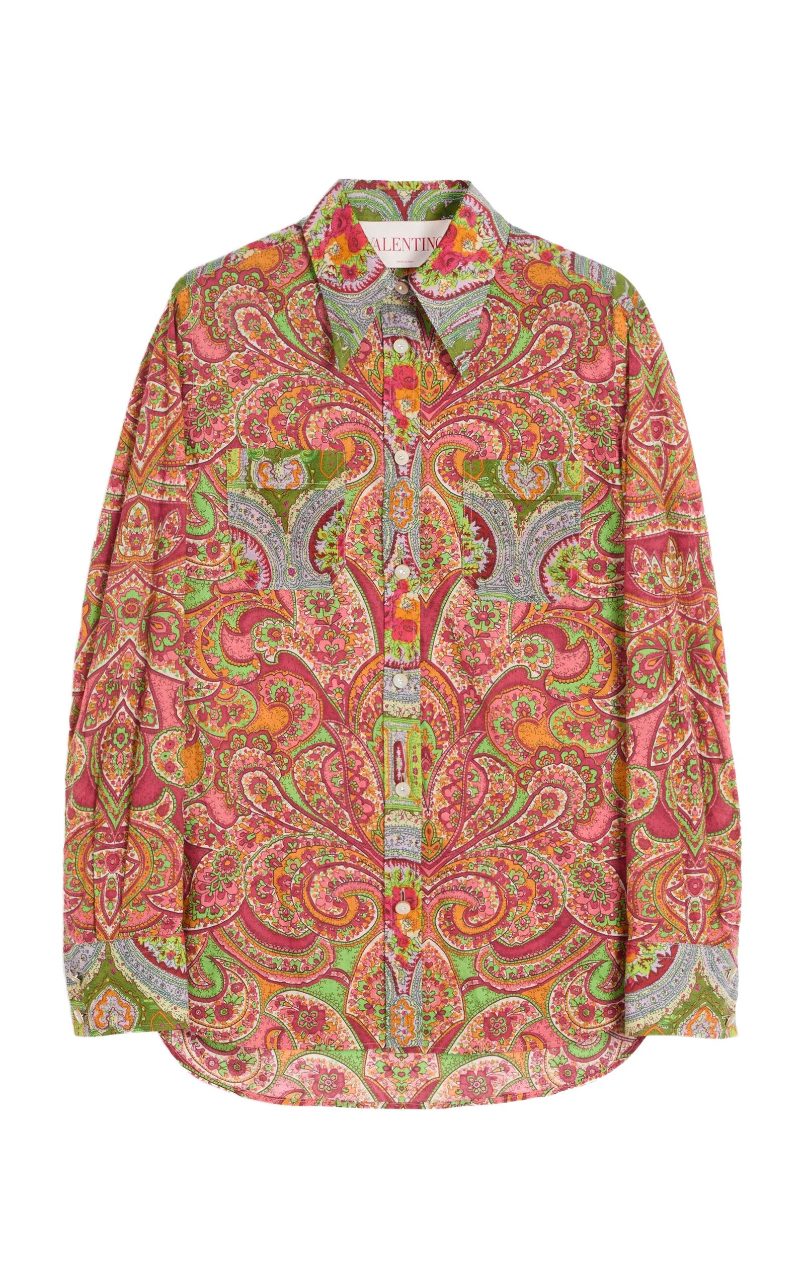 Valentino Garavani Paisley Cotton Shirt - Moda Operandi by VALENTINO