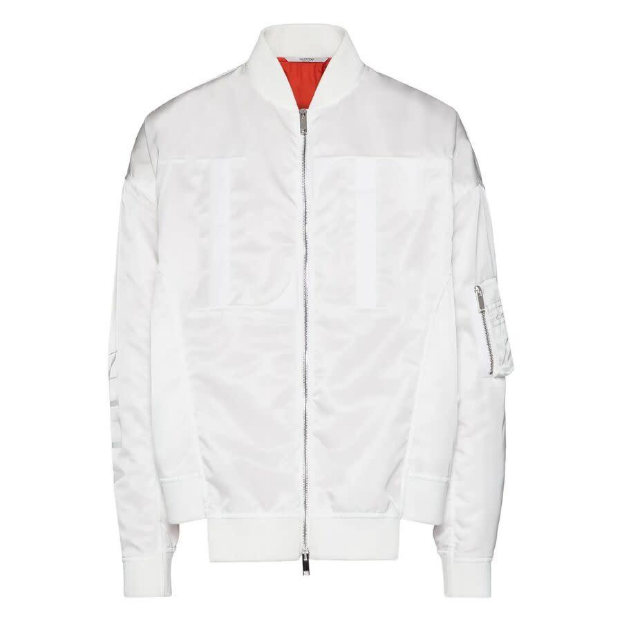 Valentino Garavani Panelled Zip-Front Bomber Jacket by VALENTINO