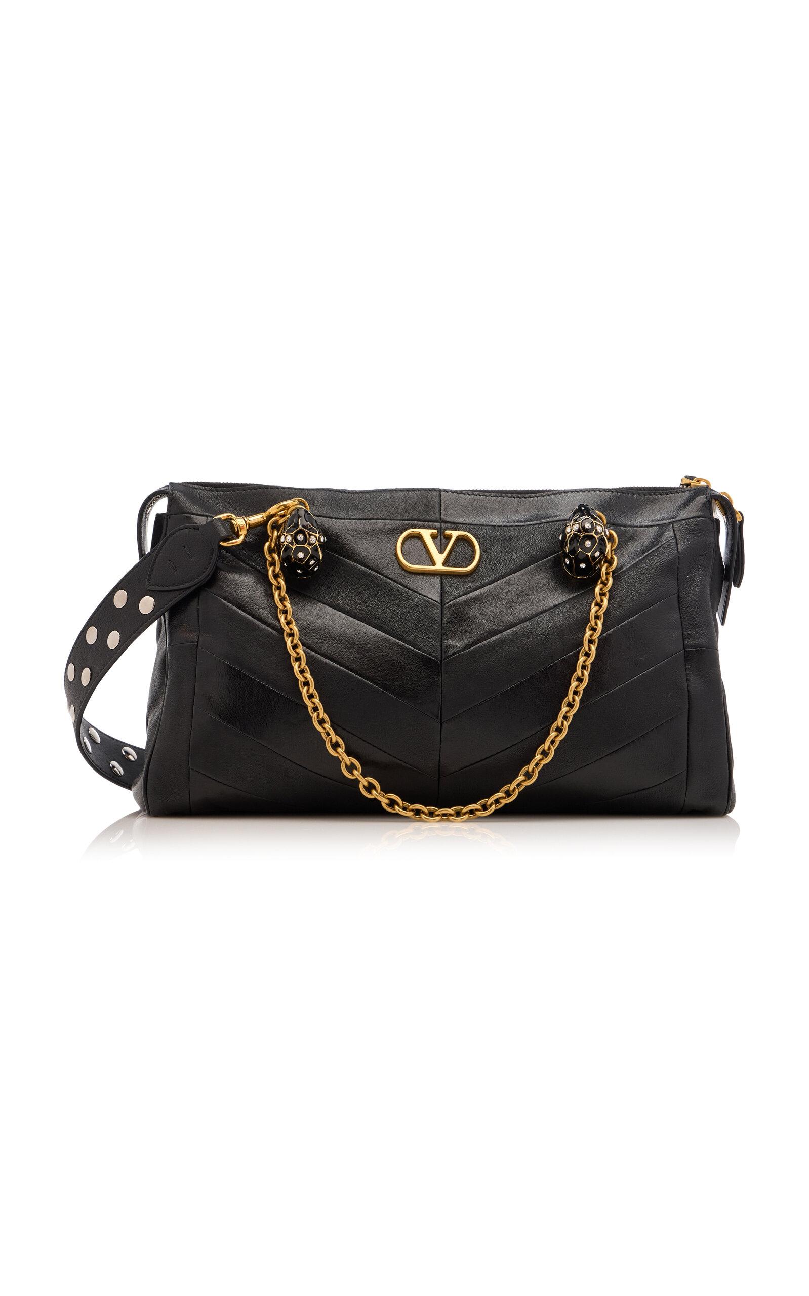Valentino Garavani Panthea Medium Leather Tote Bag - Moda Operandi by VALENTINO