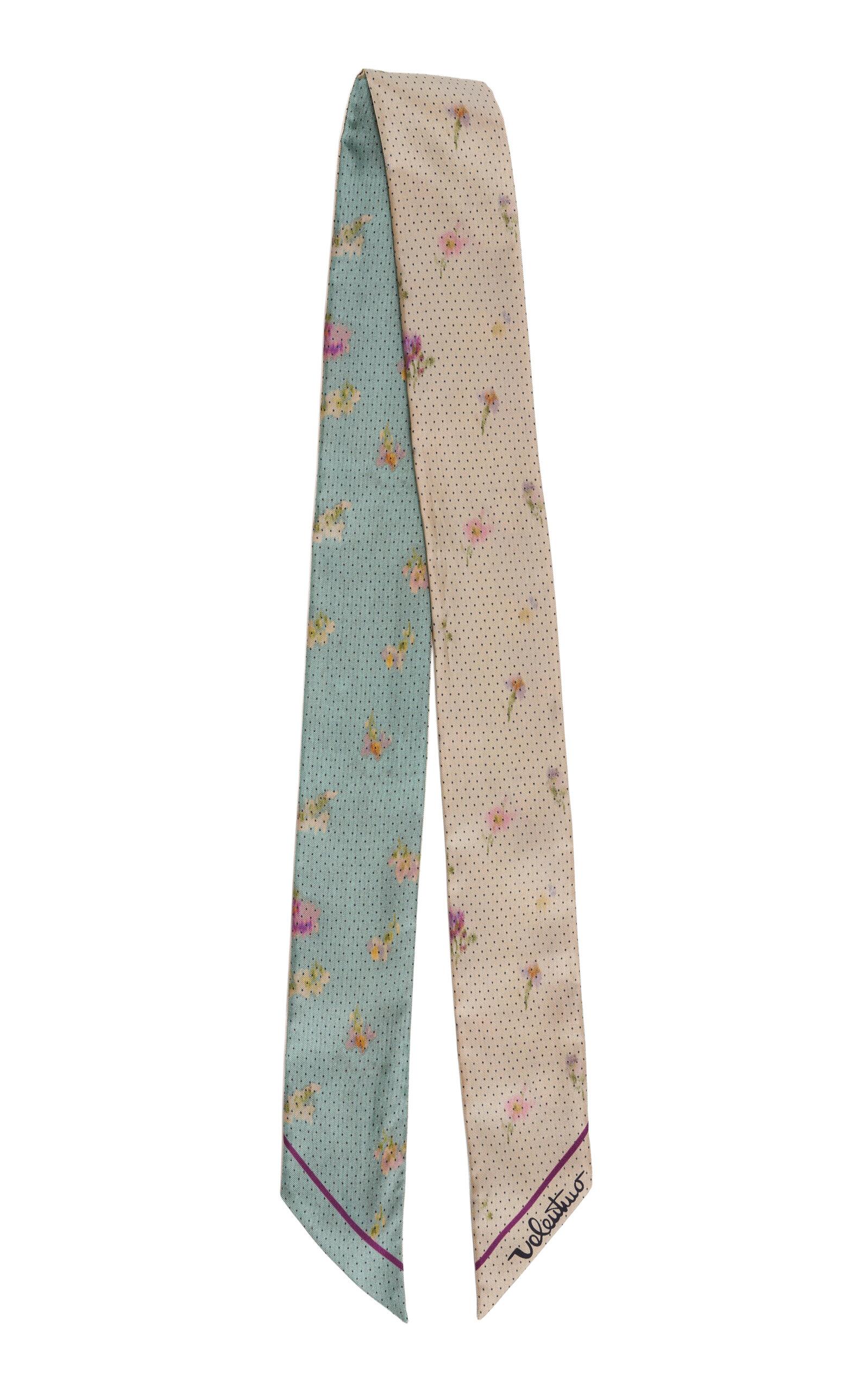 Valentino Garavani Papier Floral Silk Bandeau Scarf - Moda Operandi by VALENTINO