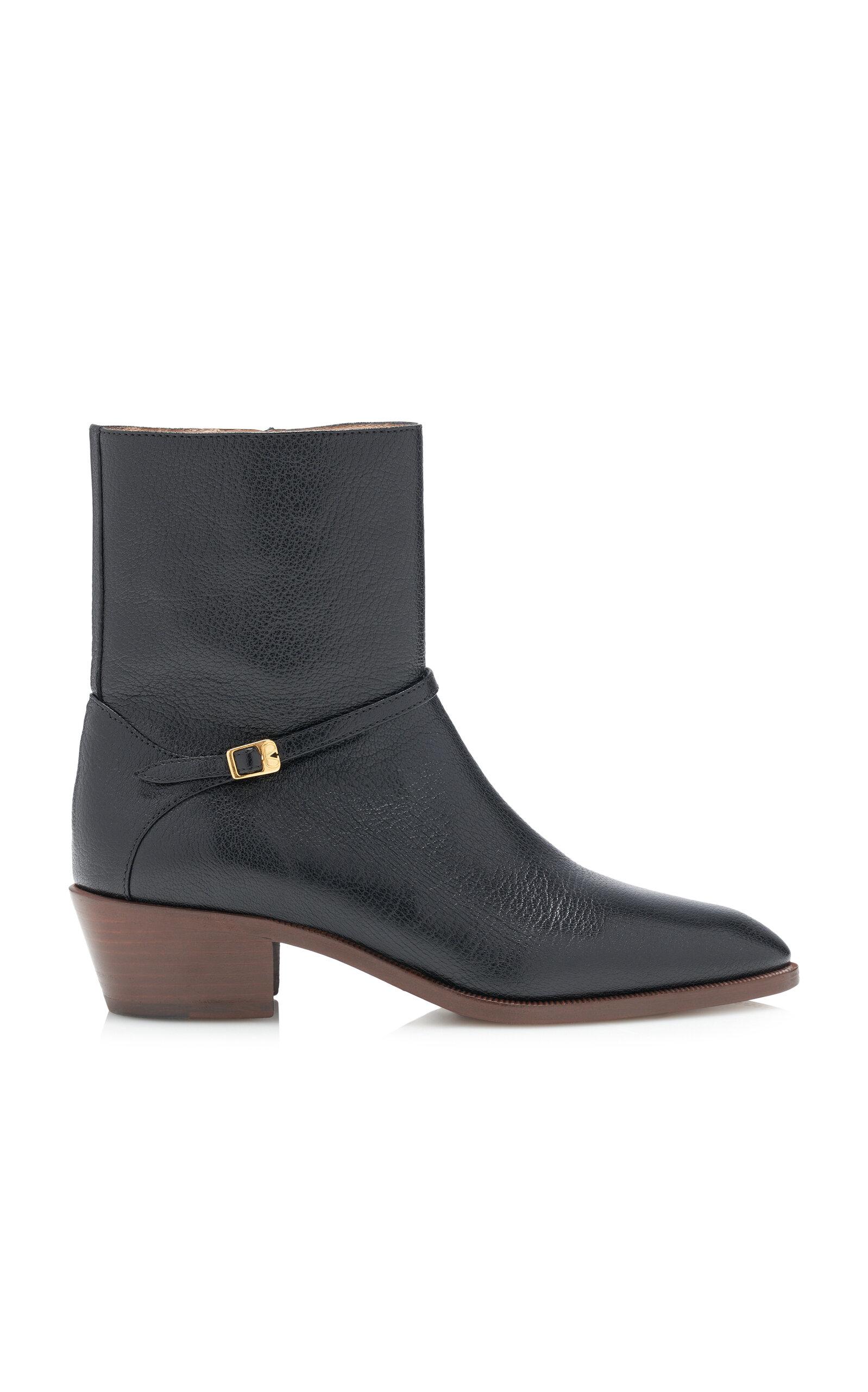 Valentino Garavani Pattie Leather Ankle Boots - Moda Operandi by VALENTINO