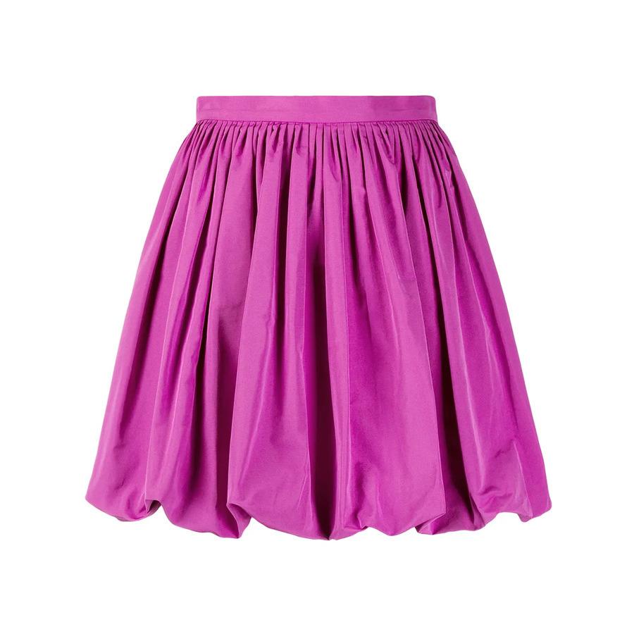 Valentino Garavani Pleated Bubble Hem Skirt by VALENTINO