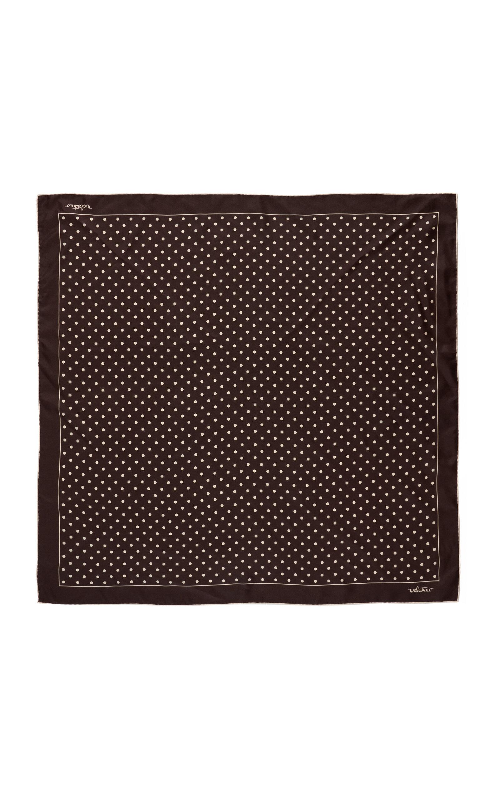 Valentino Garavani Polka-Dot Print Silk Scarf - Moda Operandi by VALENTINO