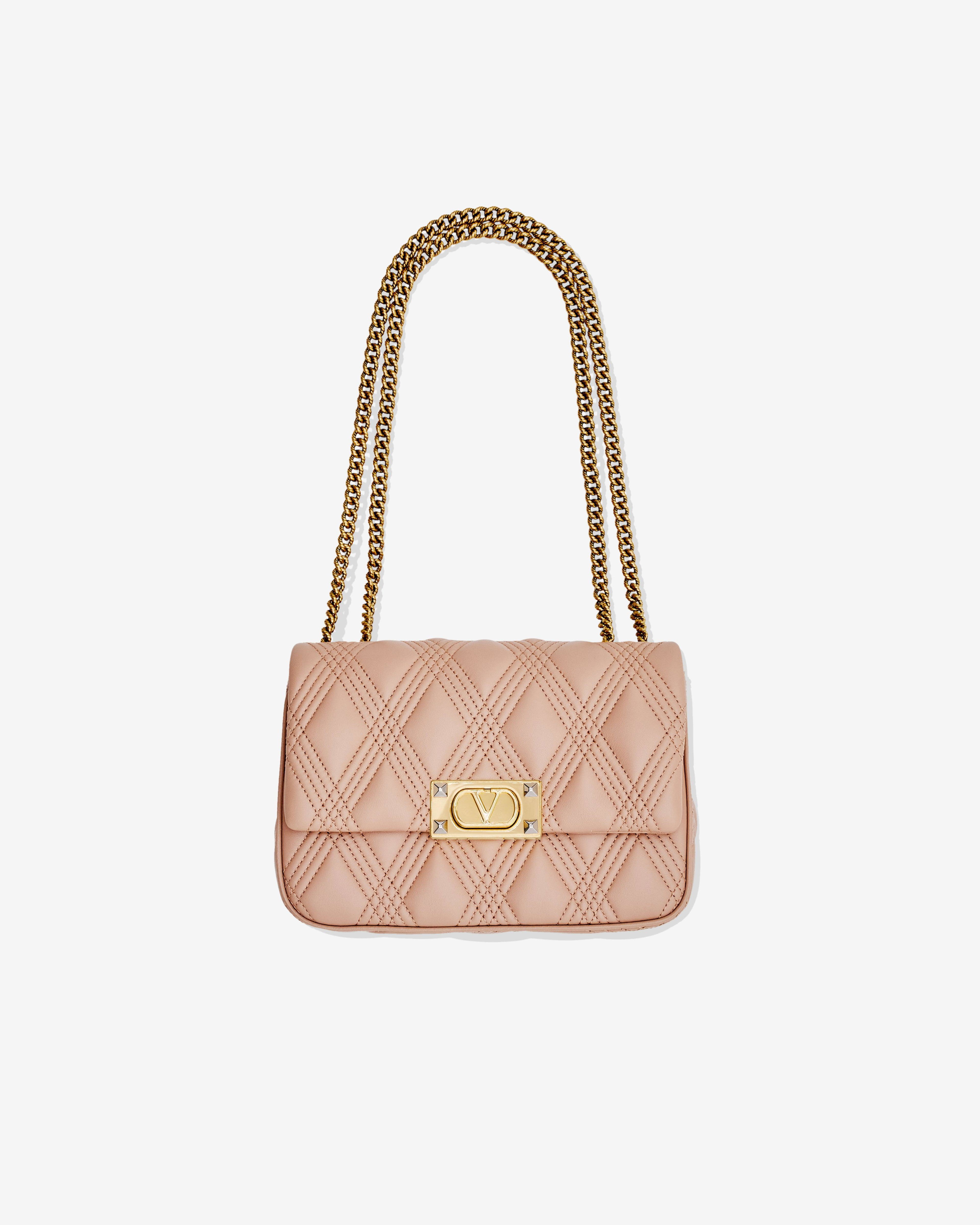 Valentino Garavani - Quiltie 67 Medium Shoulder Bag - (Rose Cannelle) by VALENTINO