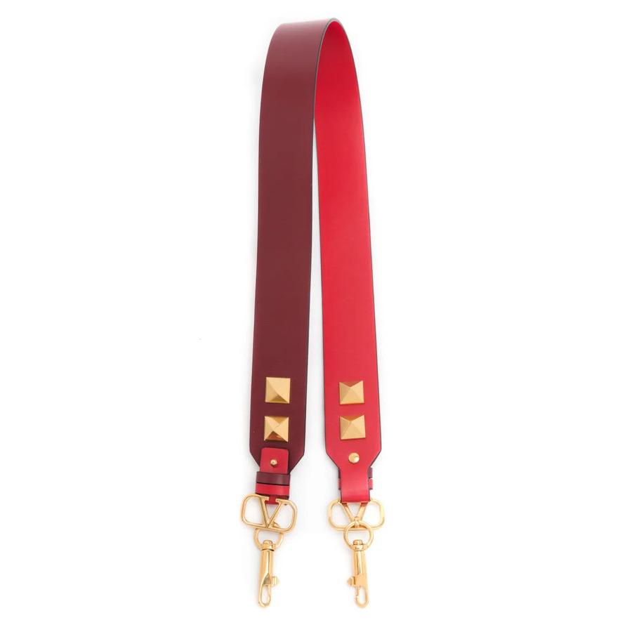 Valentino Garavani Rockstud Reversible Leather Strap by VALENTINO