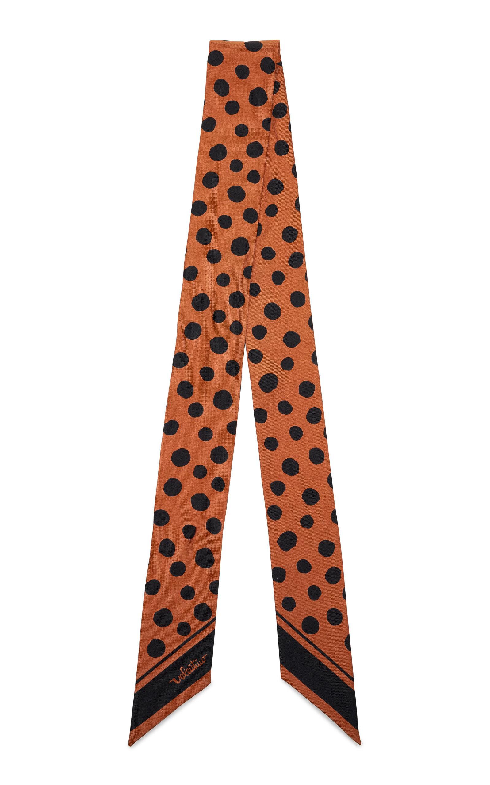 Valentino Garavani SCARF BANDEAUX | SCARF BANDEAU | SETA/STAMPA POIS DALMATA - Moda Operandi by VALENTINO