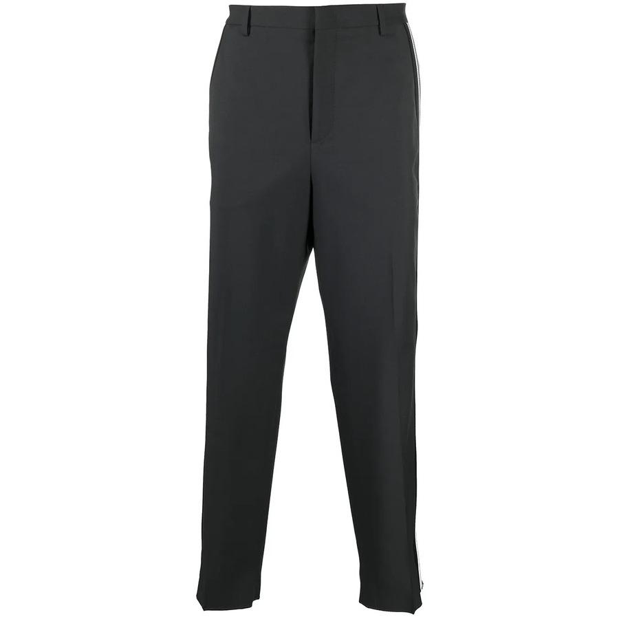 Valentino Garavani Side-Stripe Wide-Leg Tailored Trousers by VALENTINO