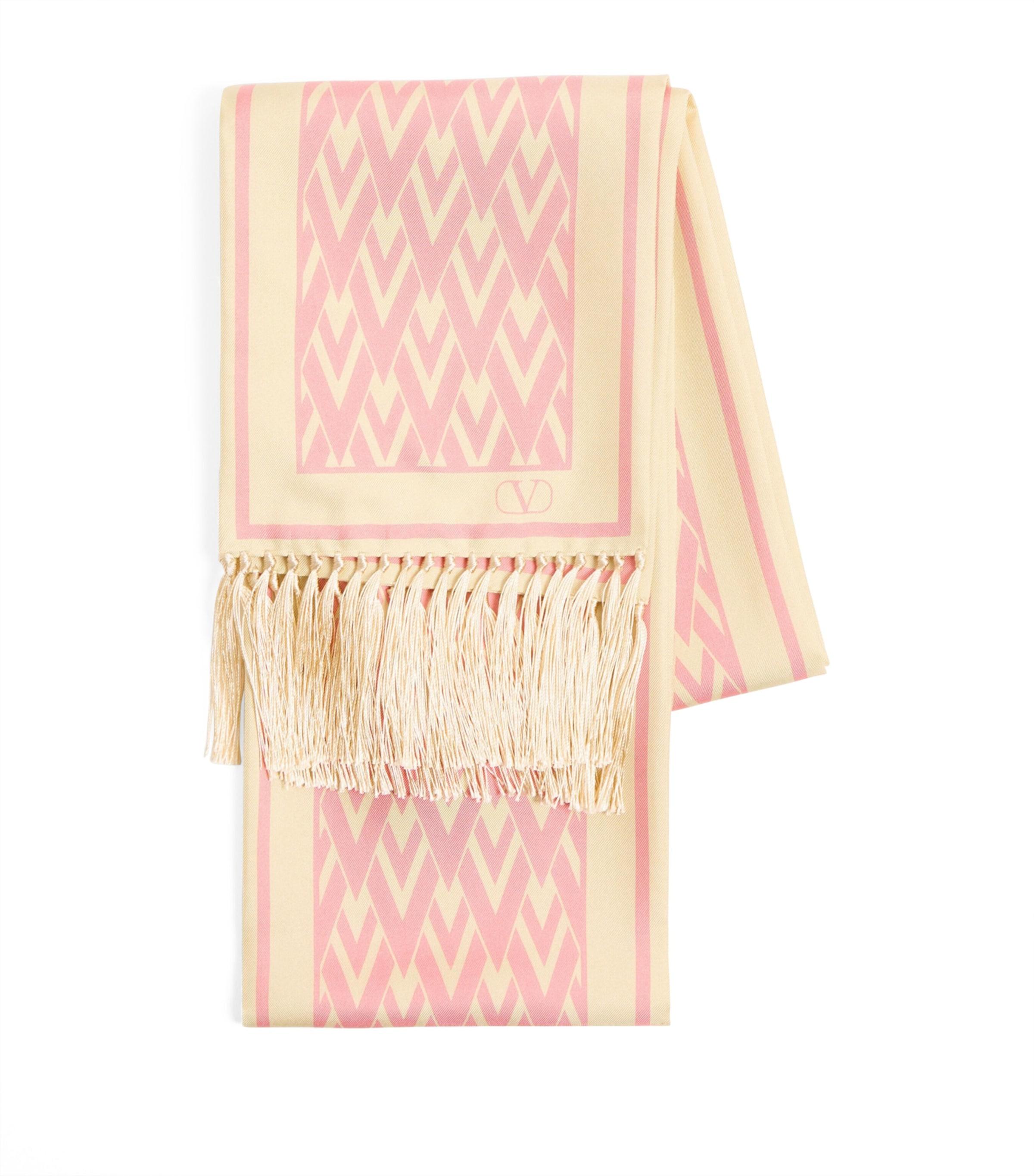 Valentino Garavani Silk Printed Scarf by VALENTINO