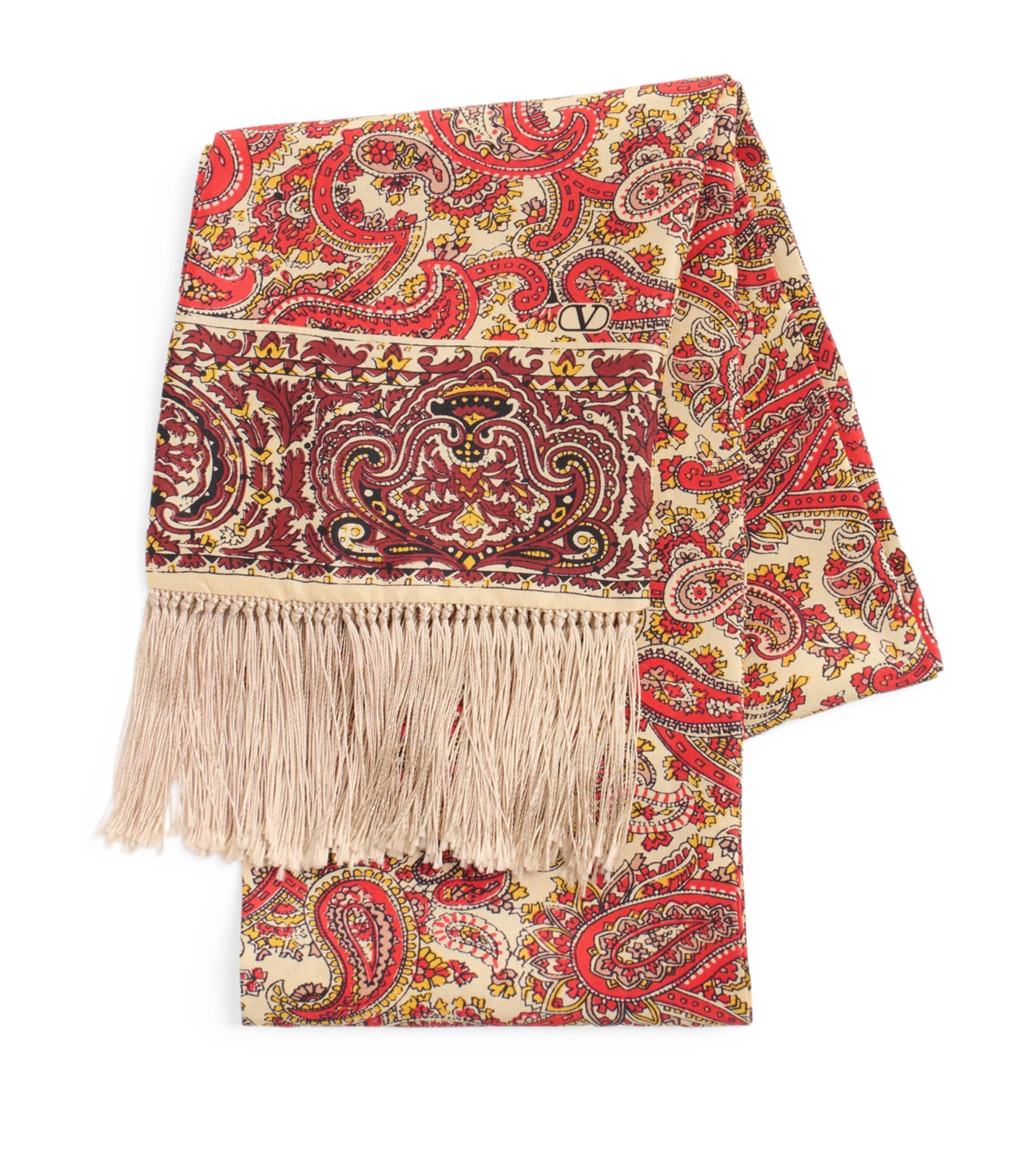 Valentino Garavani Silk Printed Scarf by VALENTINO