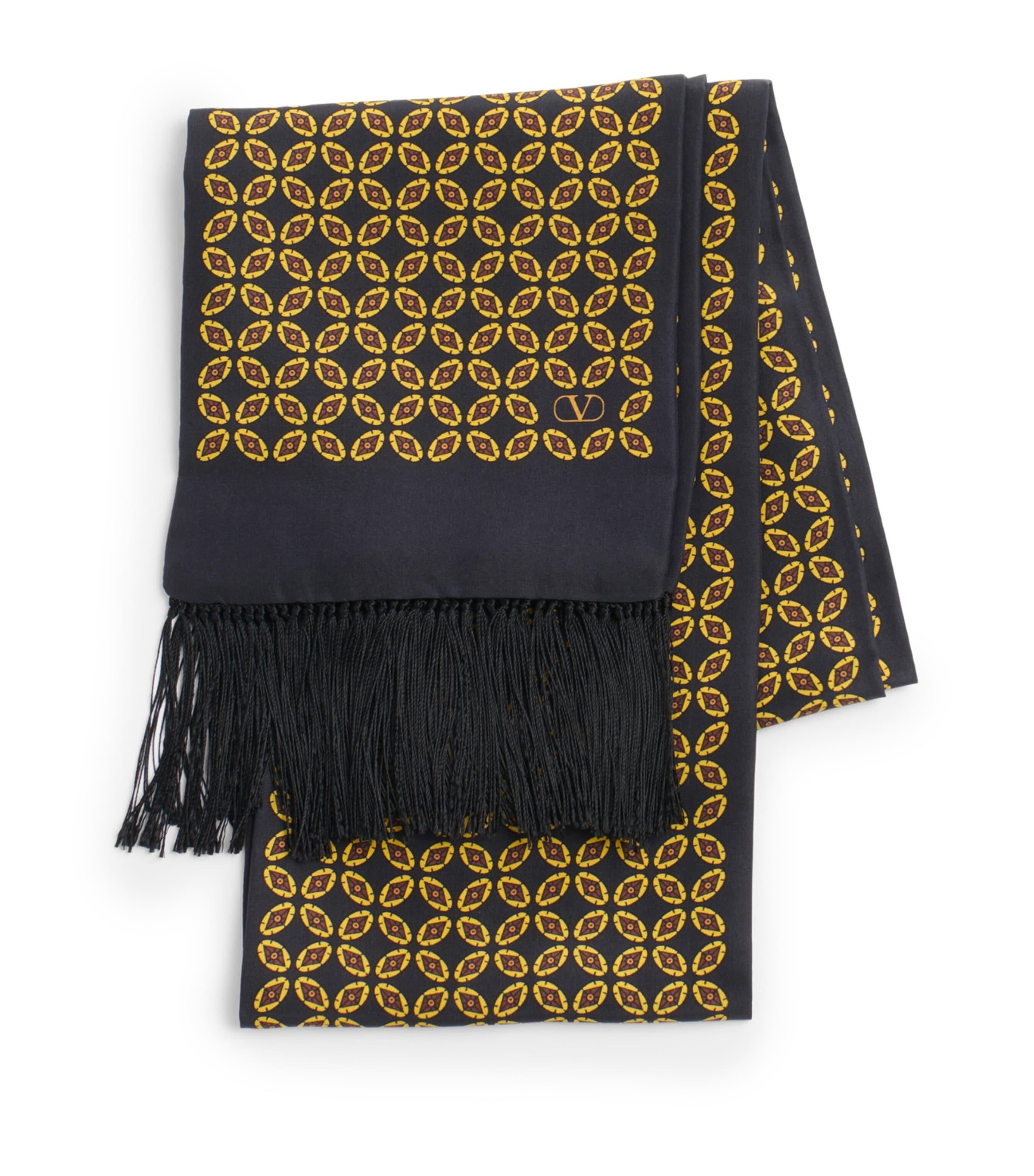 Valentino Garavani Silk Printed Scarf by VALENTINO