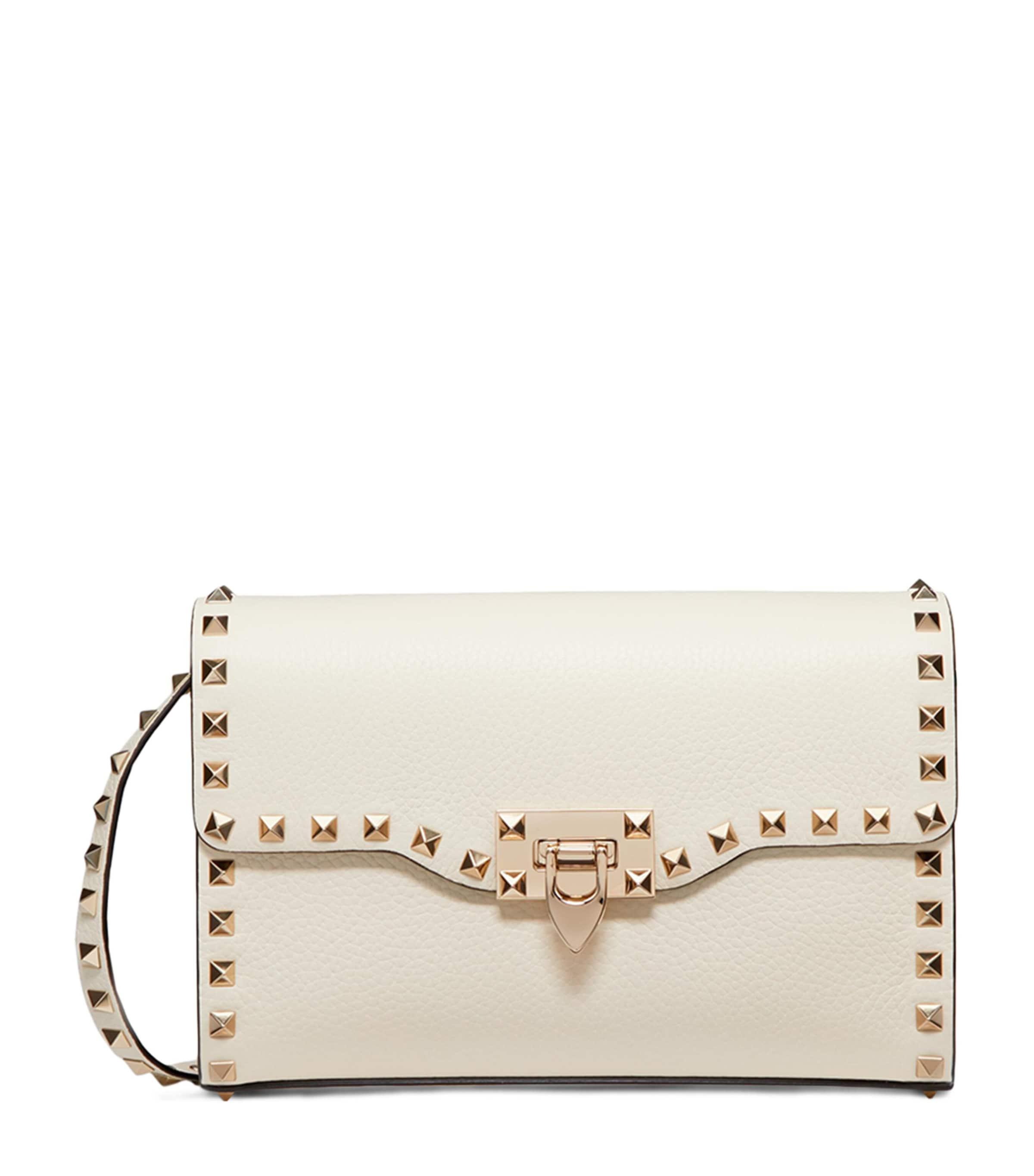 Valentino Garavani Small Leather Rockstud Cross-Body Bag by VALENTINO