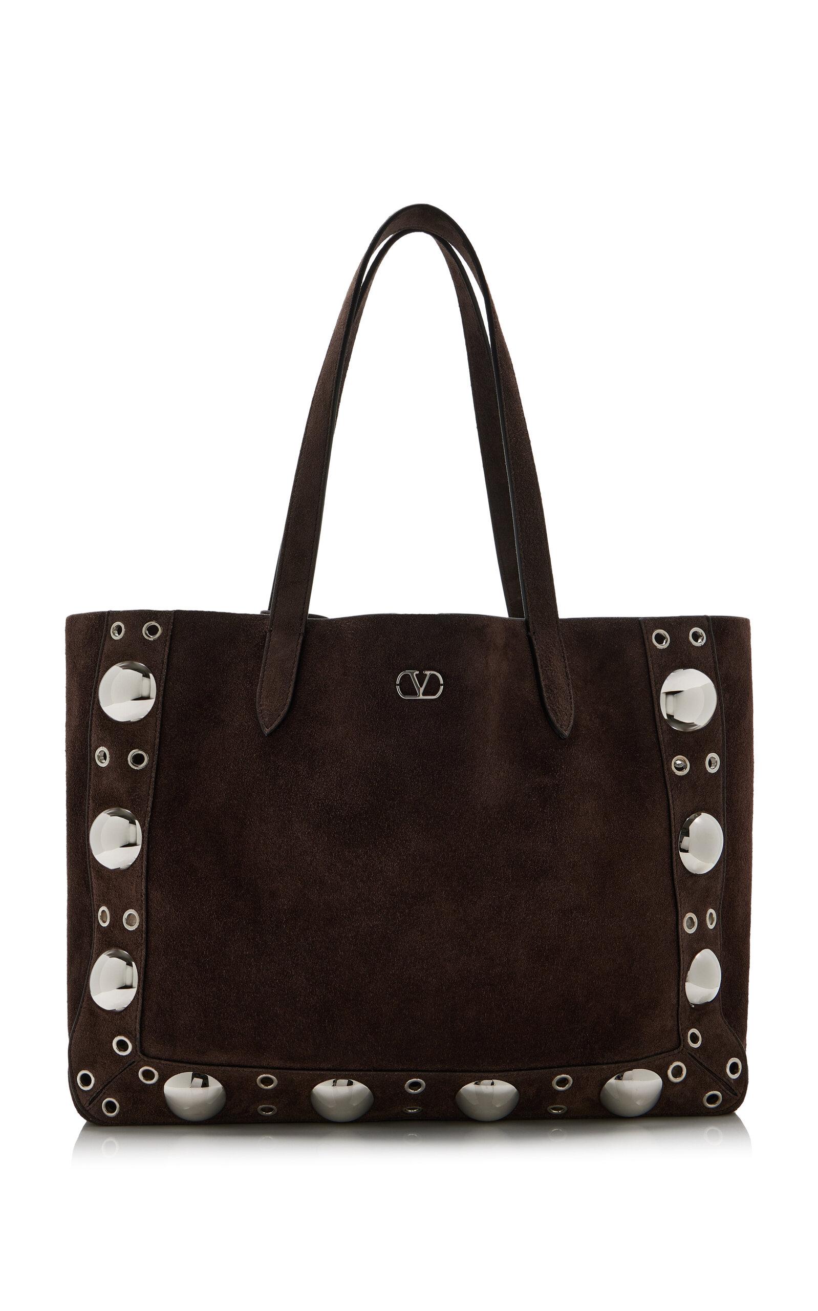 Valentino Garavani Studded Suede Tote Bag - Moda Operandi by VALENTINO