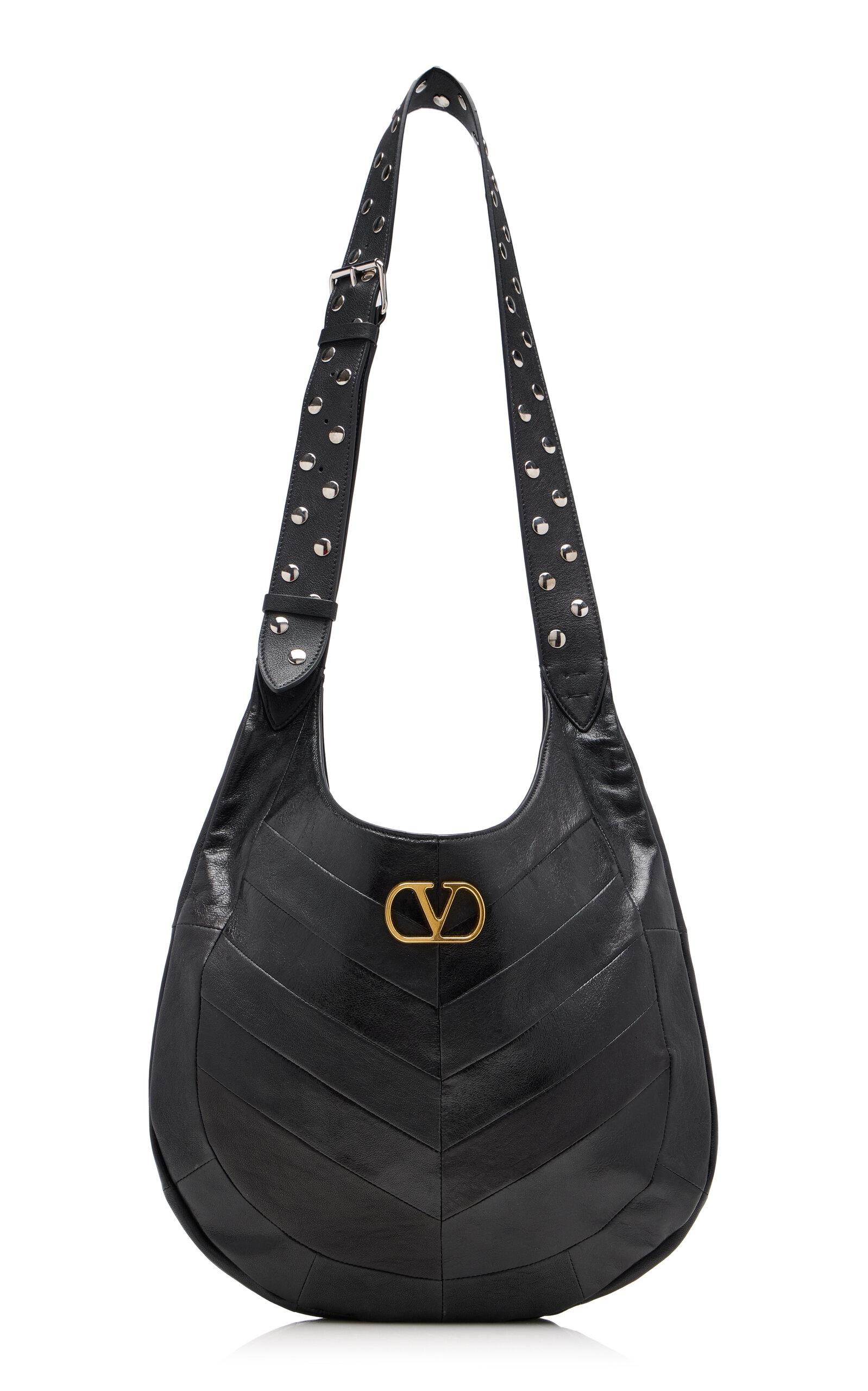 Valentino Garavani VLogo Nappa Leather Hobo Bag - Moda Operandi by VALENTINO
