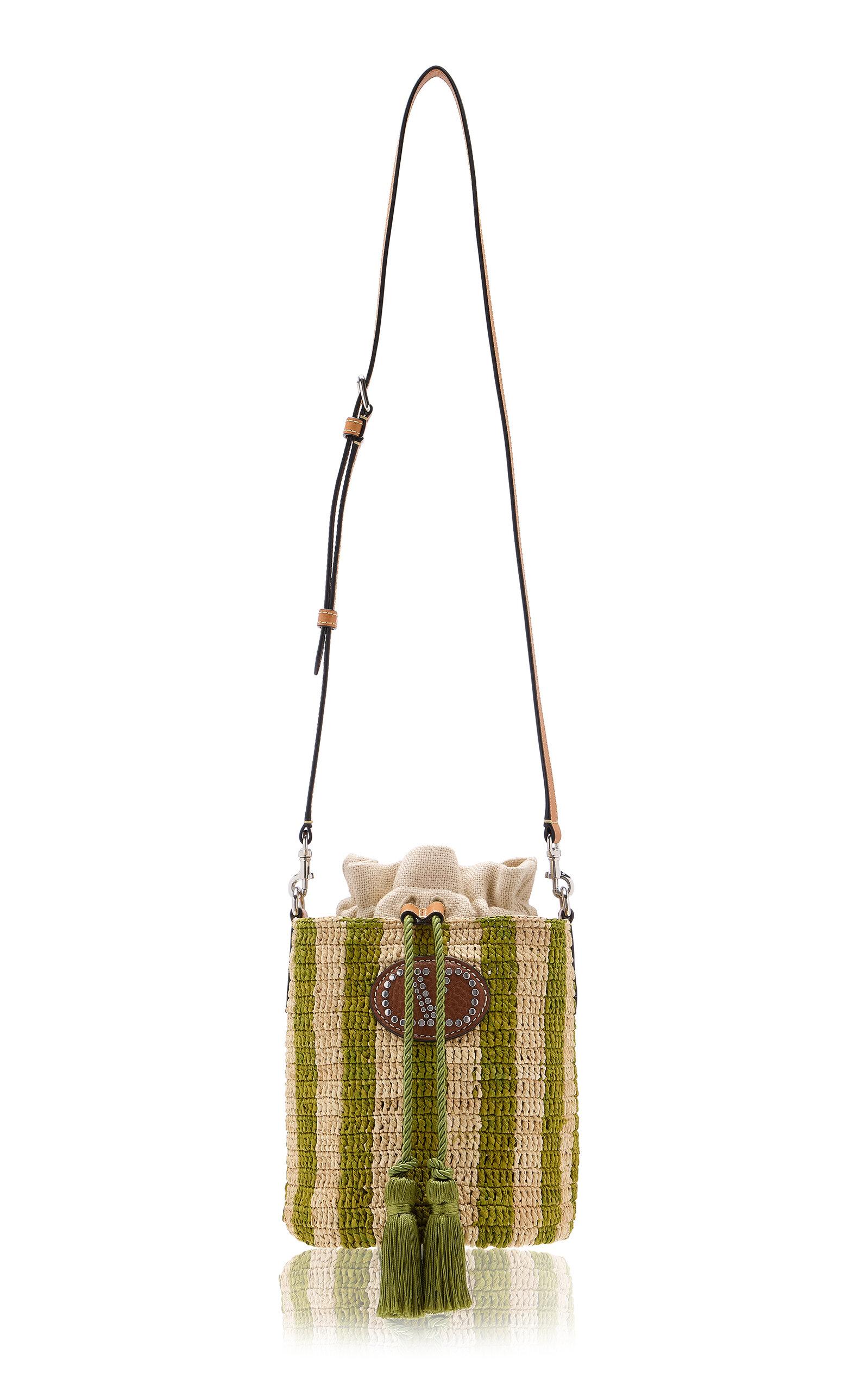 Valentino Garavani VLogo Signature Small Crochet Bucket Bag - Moda Operandi by VALENTINO