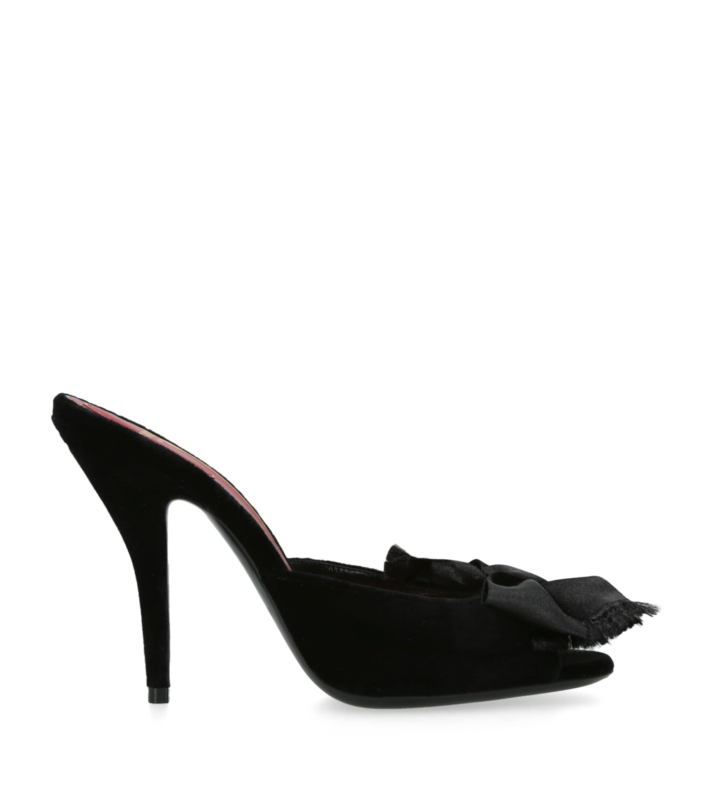 Valentino Garavani Velvet Marie A Heeled Sandals 105 by VALENTINO