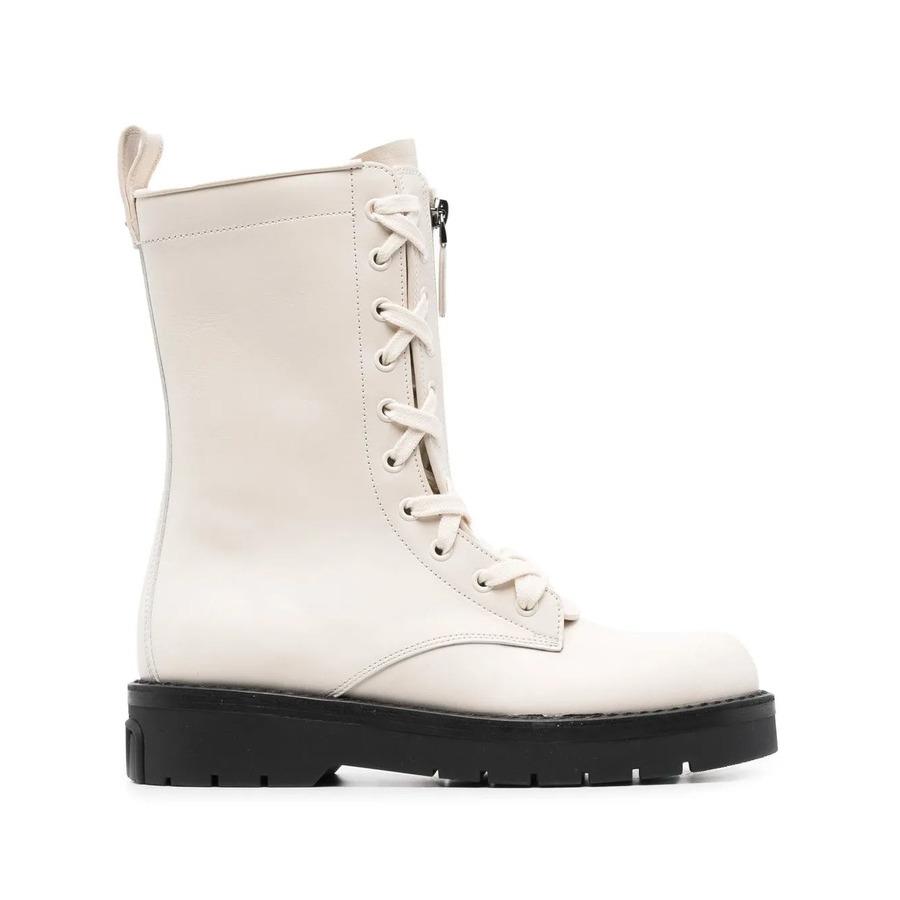 Valentino Garavani Xcombat Leather Boots by VALENTINO