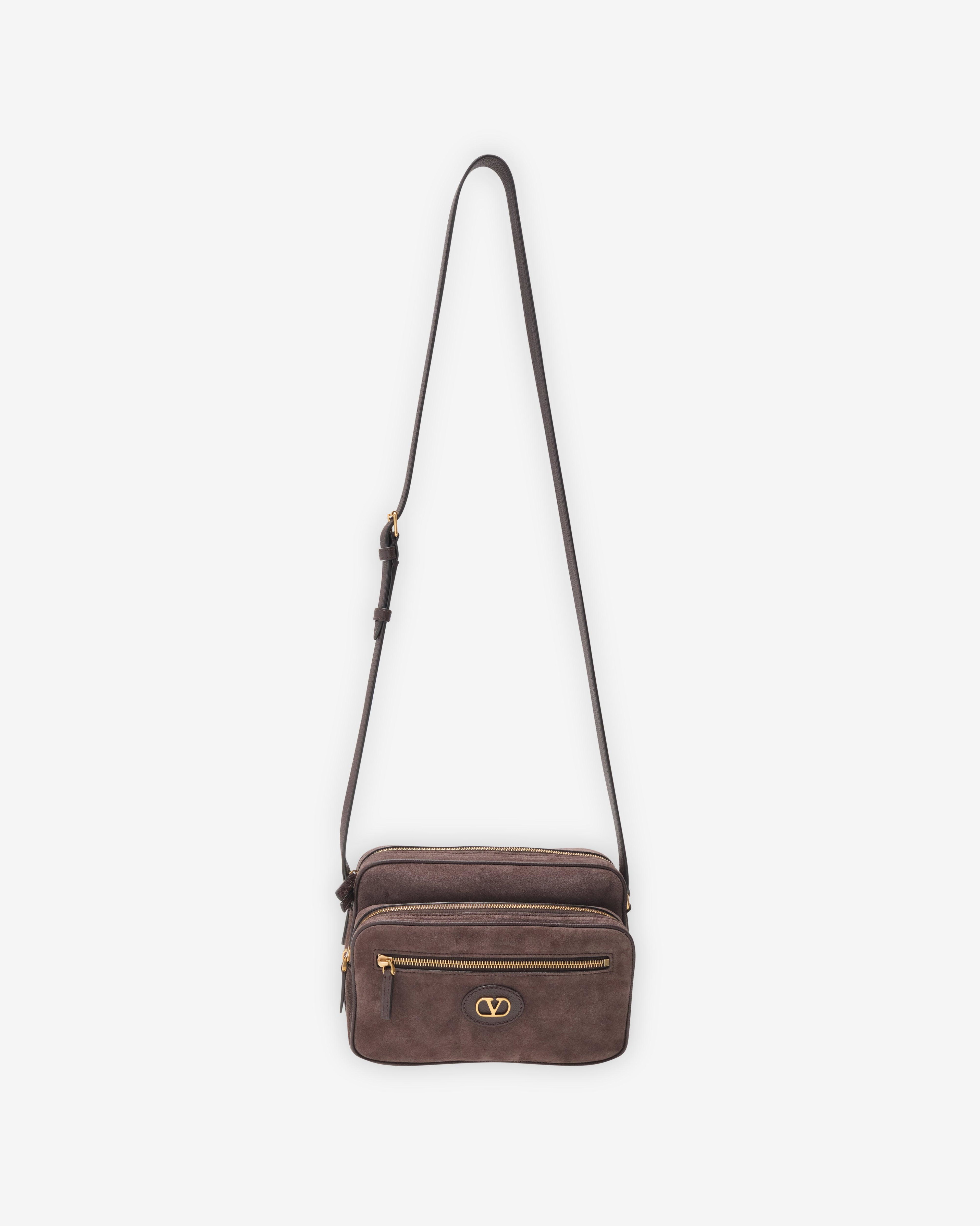 Valentino - Men's Camera Case - (Brown) by VALENTINO