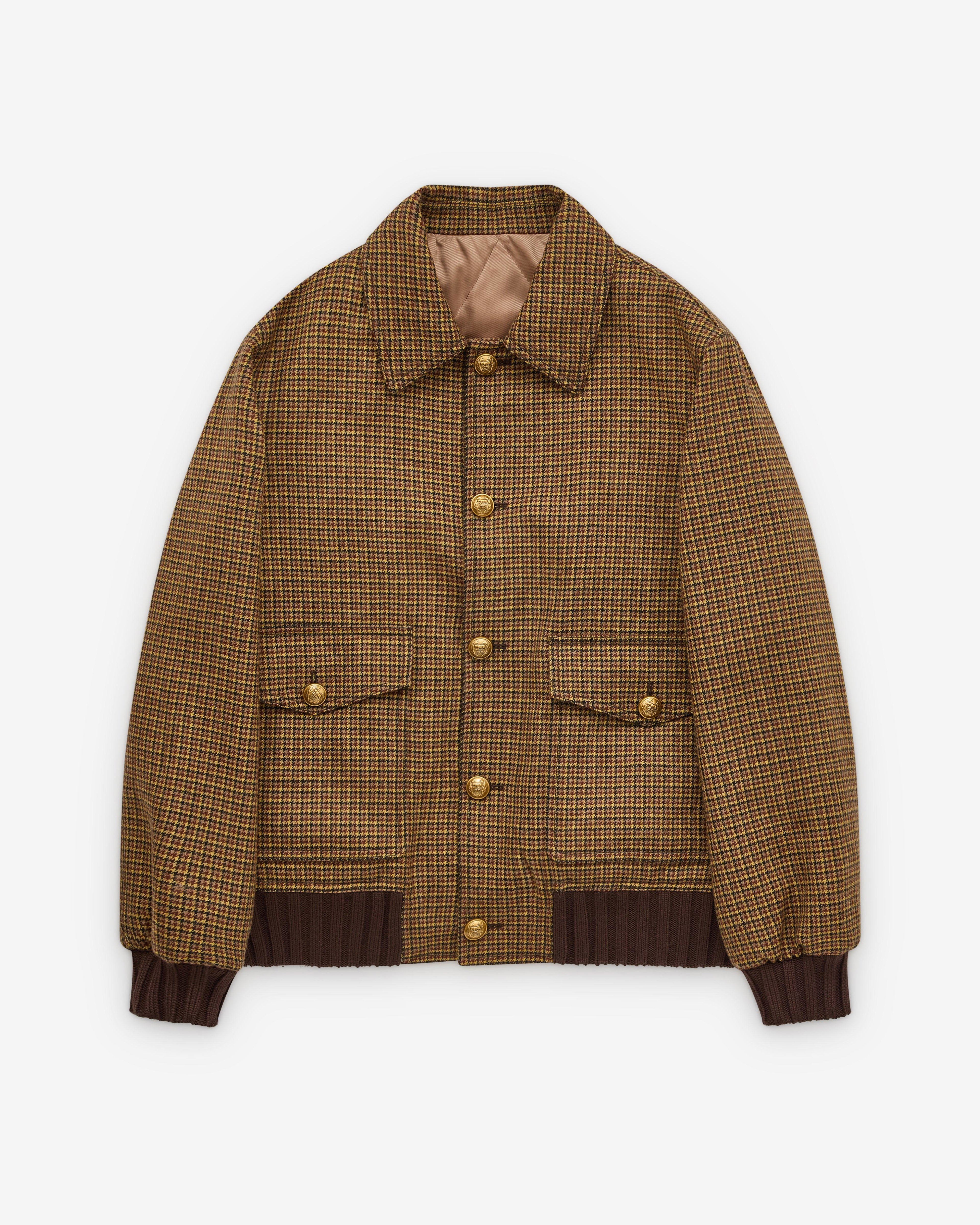 Valentino - Men's Check Jacket - (Brown Check) by VALENTINO