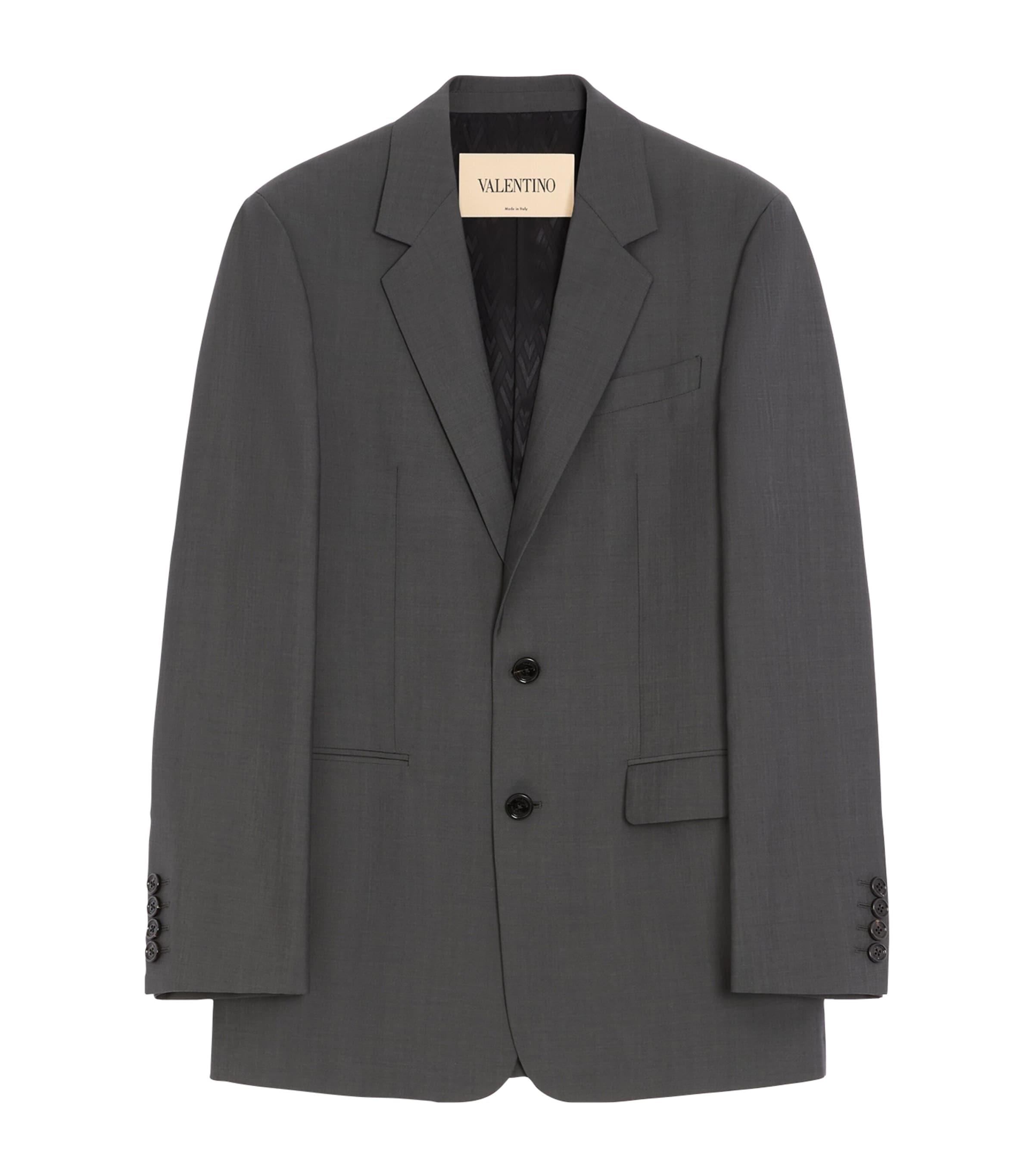 Valentino Mohair-Wool Single-Breasted Blazer by VALENTINO