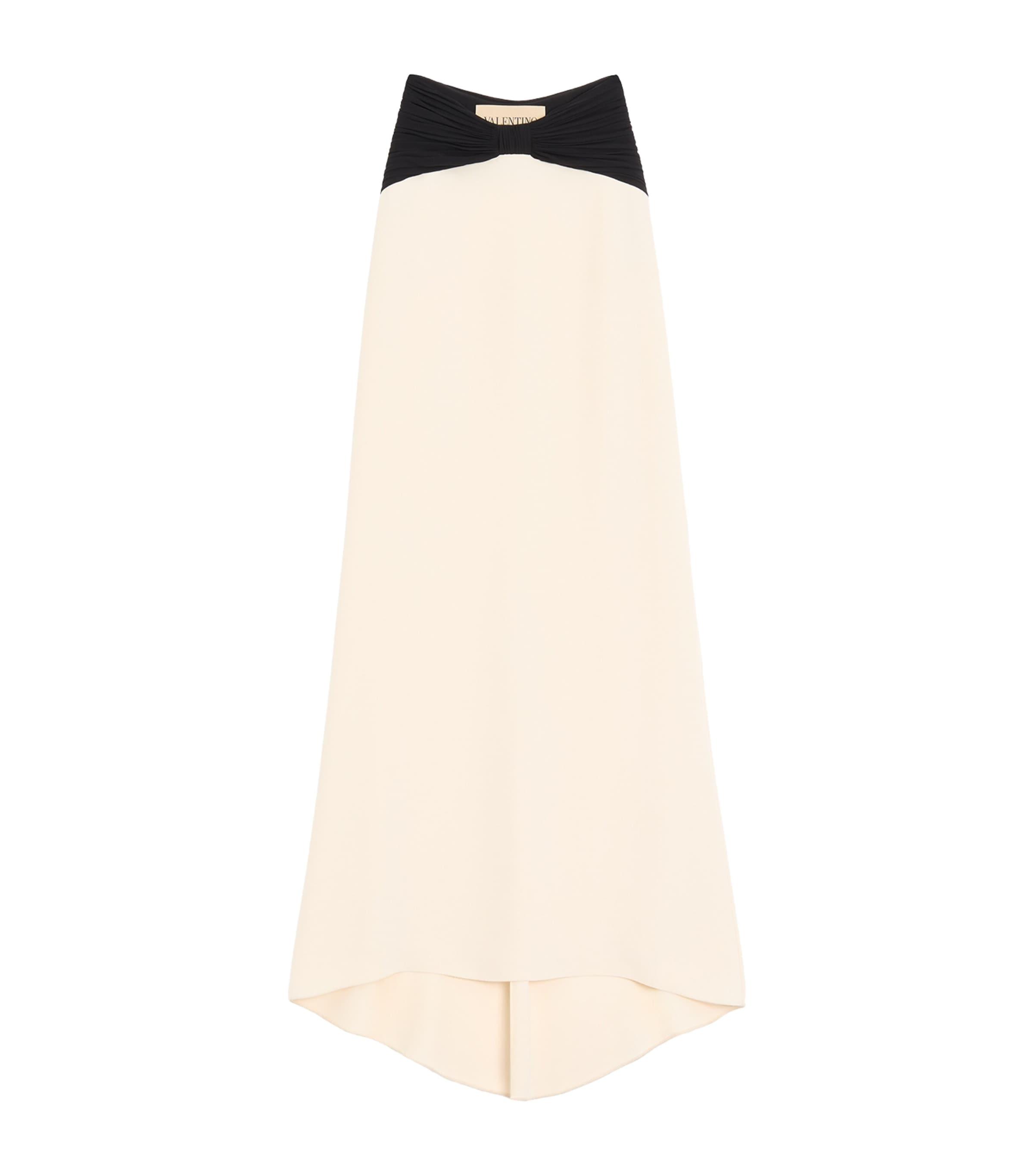 Valentino Silk Gathered-Waist Maxi Skirt by VALENTINO