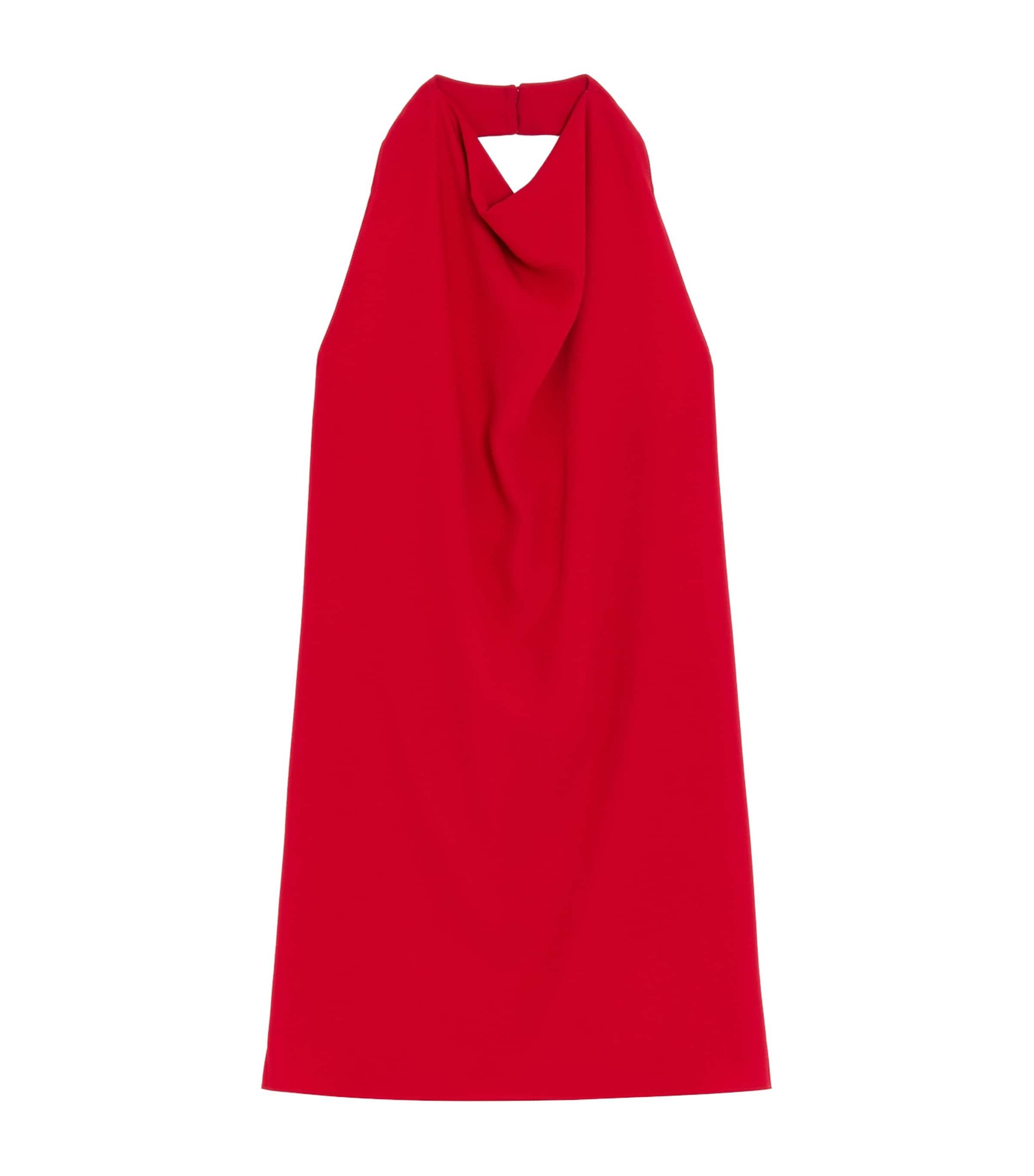 Valentino Silk Halterneck Mini Dress by VALENTINO