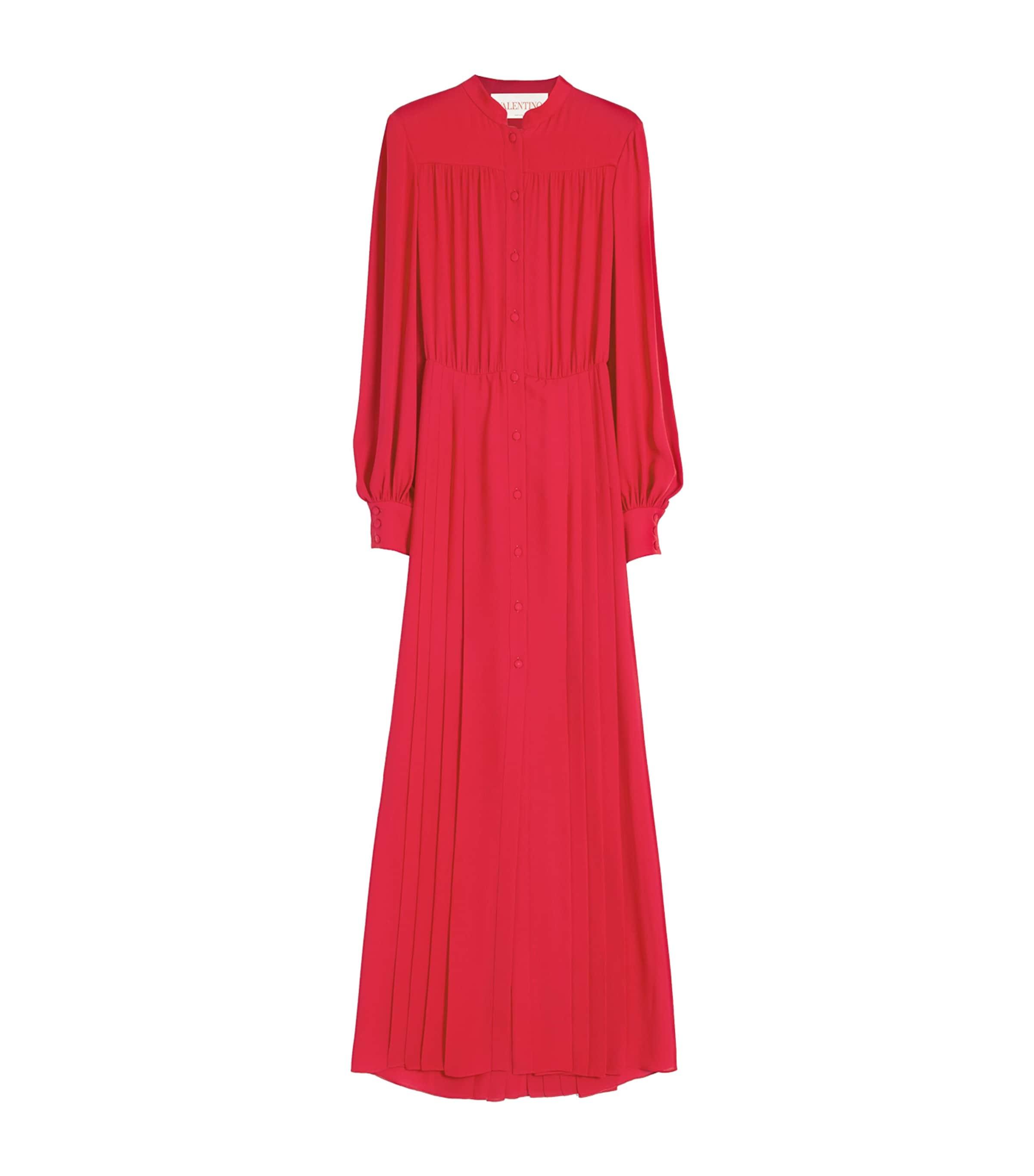 Valentino Silk Maxi Shirt Dress by VALENTINO