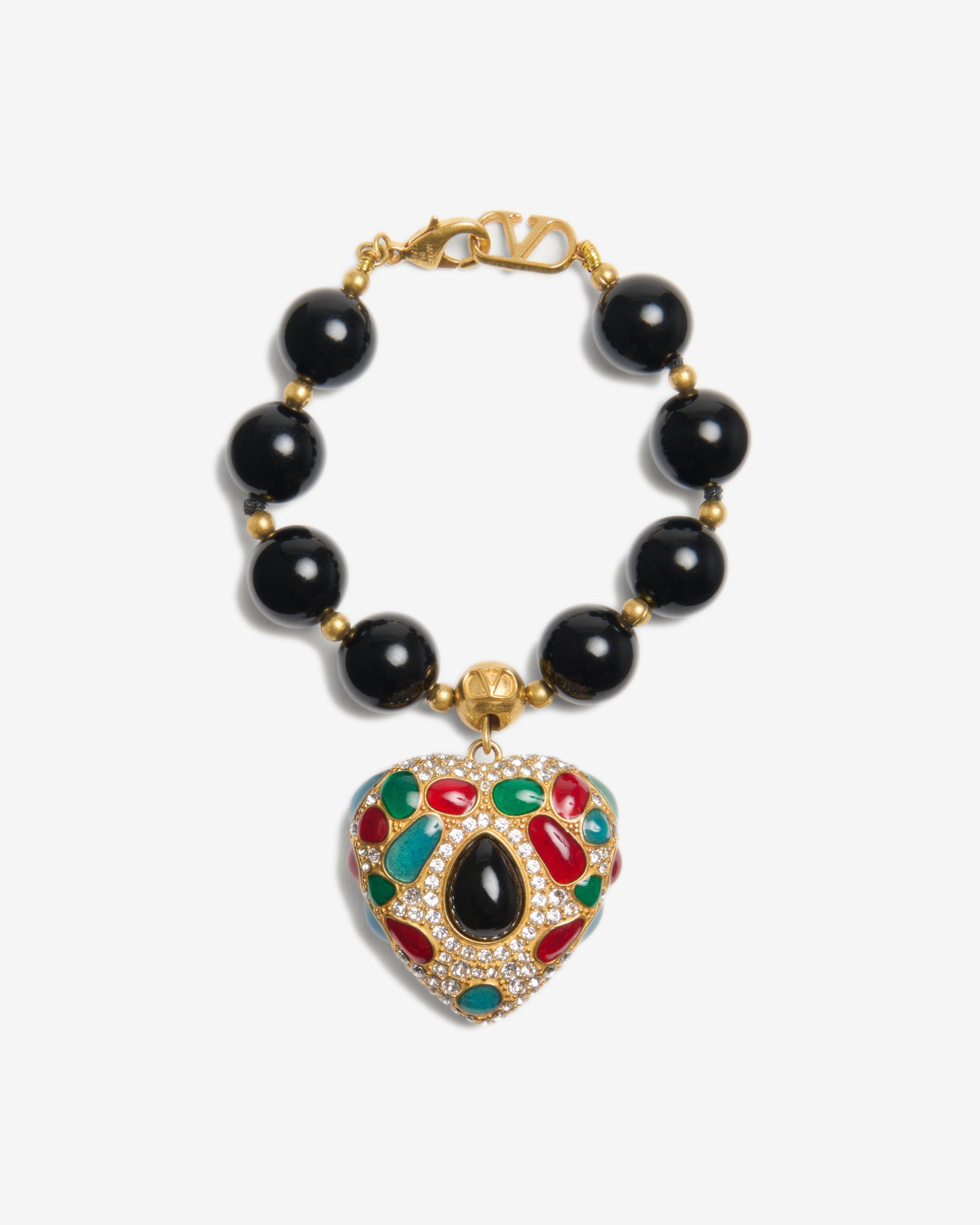 Valentino - Women's Coeur Royal Bracelet - (Antique Black) by VALENTINO