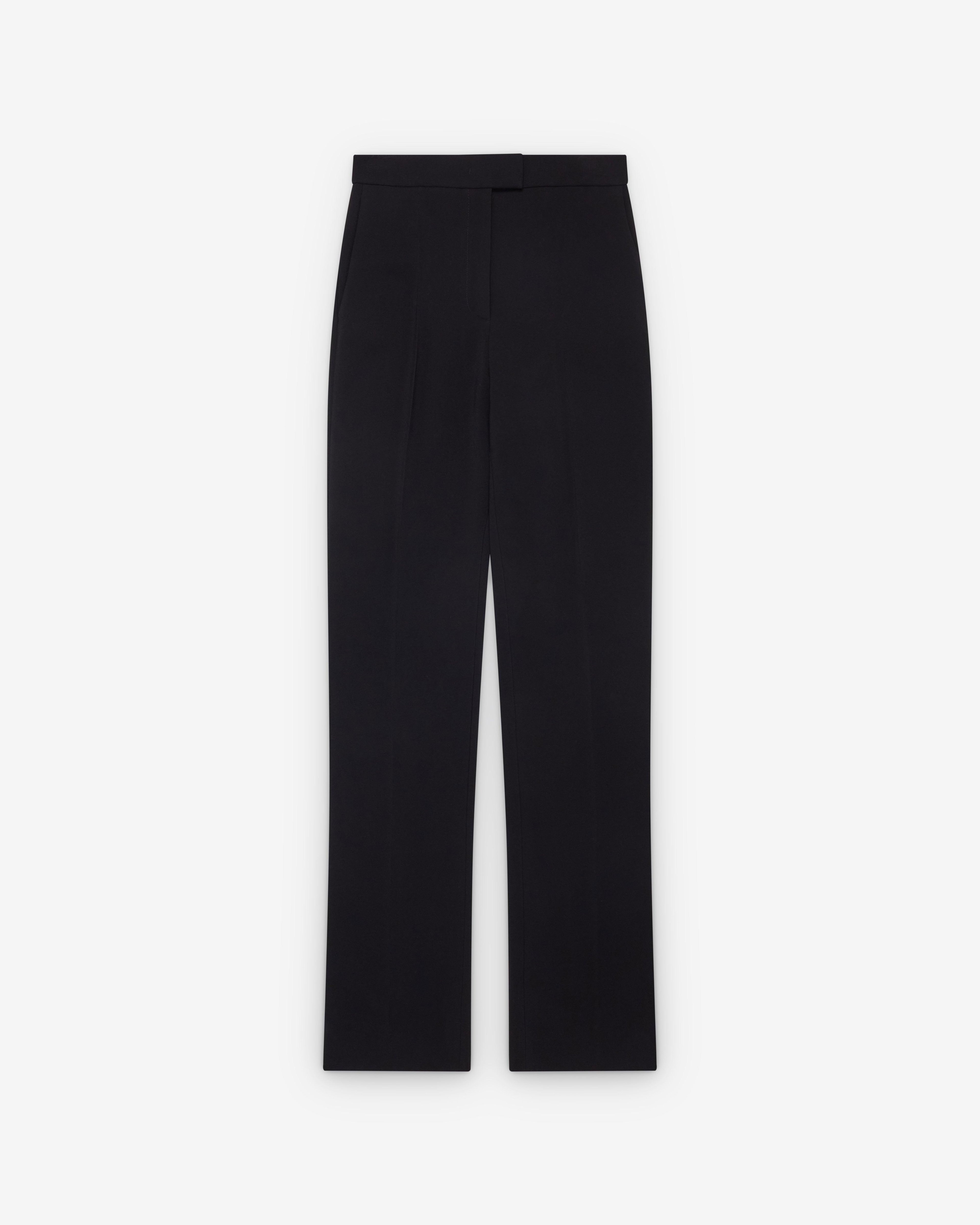Valentino  - Women's Straight Leg Trousers - (Black) by VALENTINO