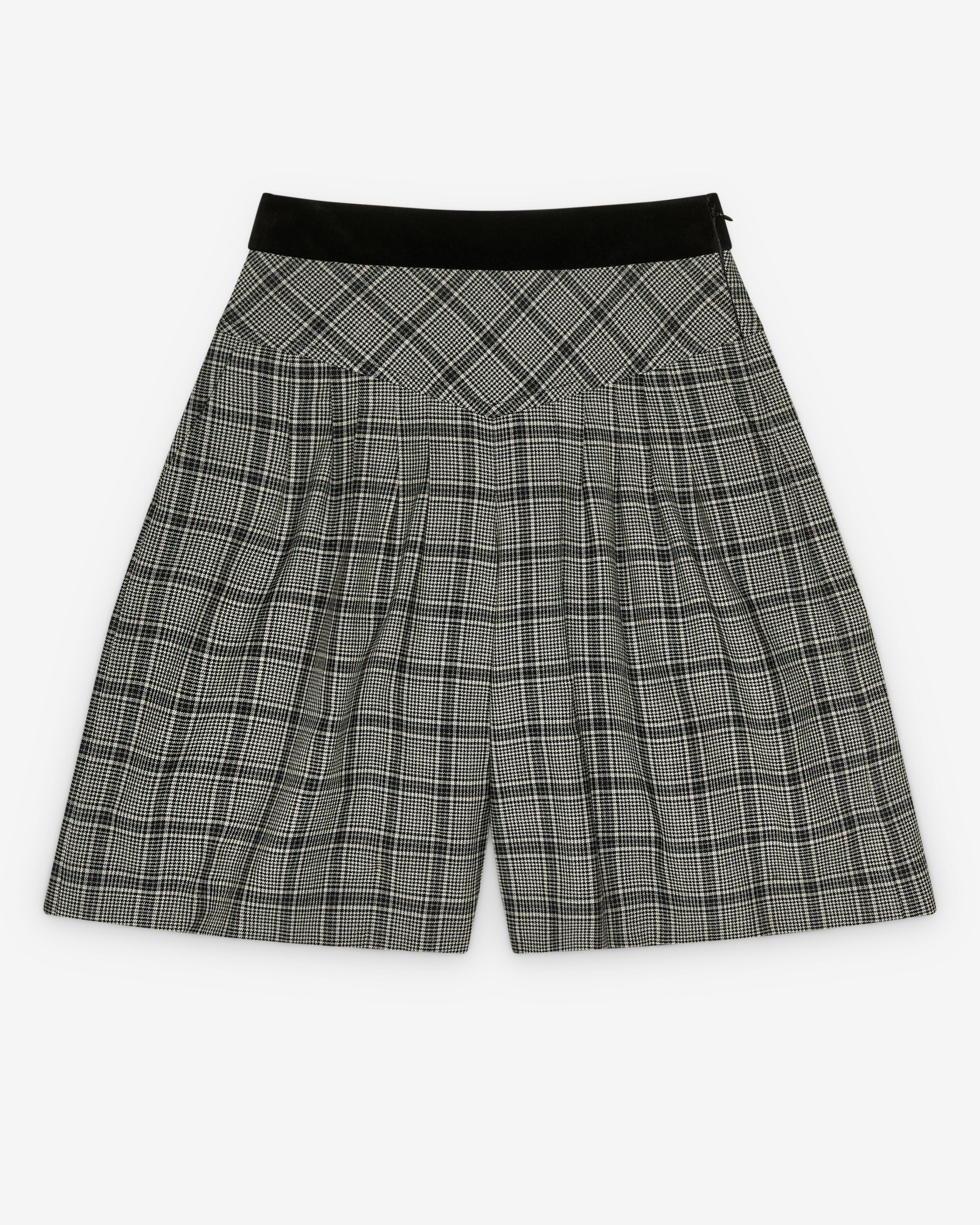 Valentino - Women's Wool Bermuda Shorts - (Grey) by VALENTINO