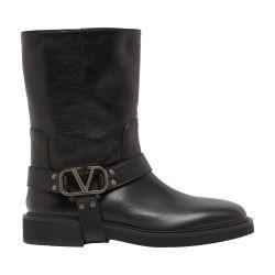 Vlogo Signature biker boots by VALENTINO