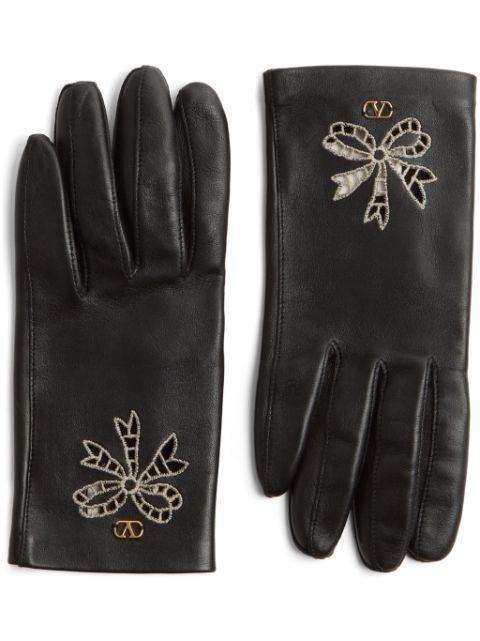Vlogo Signature gloves by VALENTINO