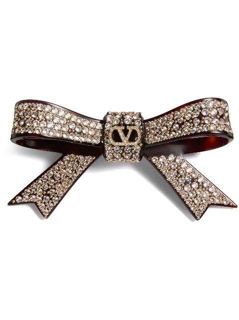Vlogo Signature hair clip by VALENTINO
