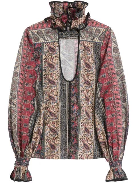 Voyage Imaginaire-print shirt by VALENTINO