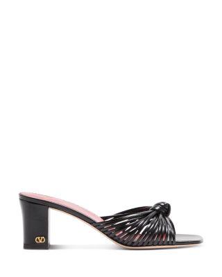 Women's Annet Knotted Slide Sandals by VALENTINO
